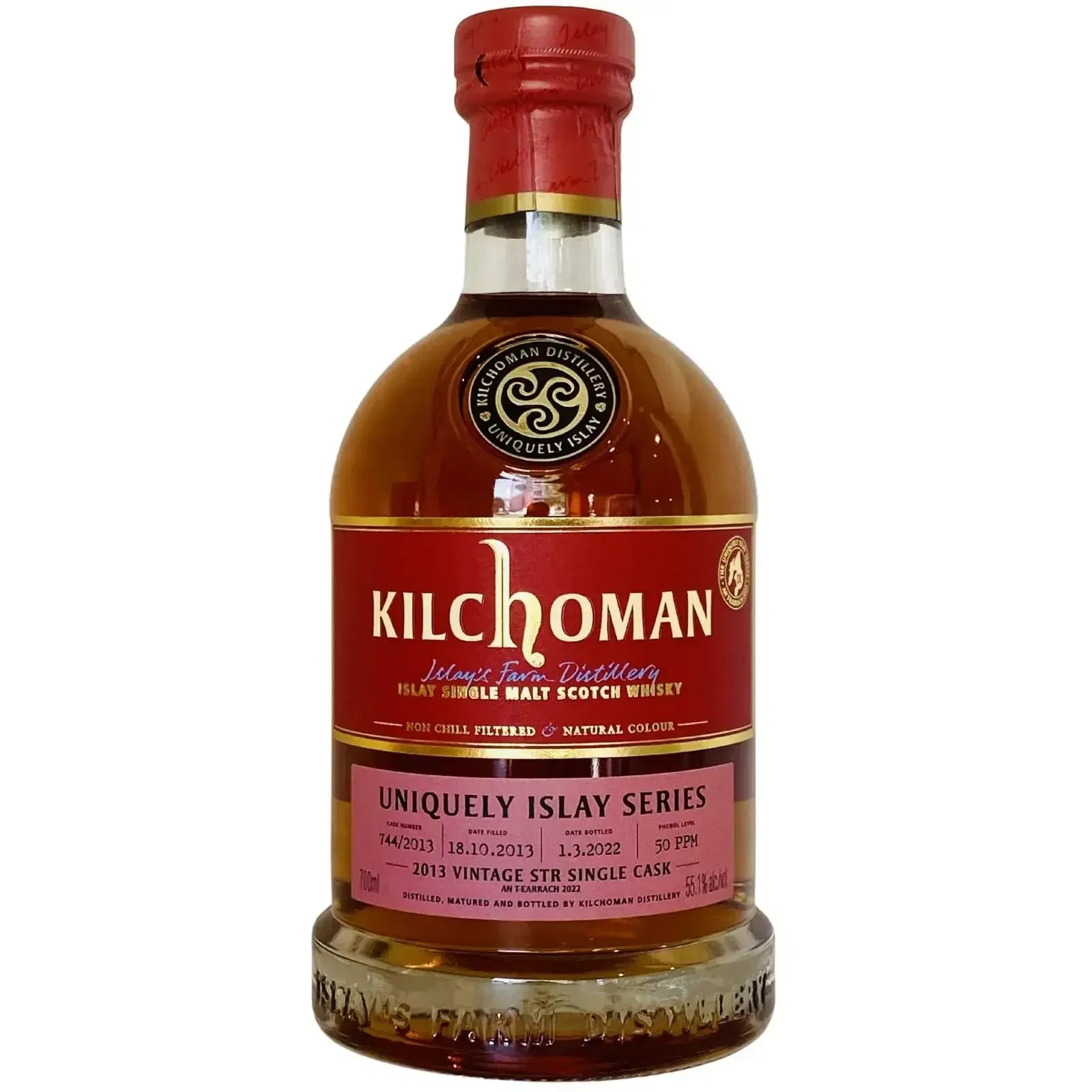 Kilchoman 2013 Uniquely Islay Series - An T-Earrach 2022 Cask Nr.744/2013