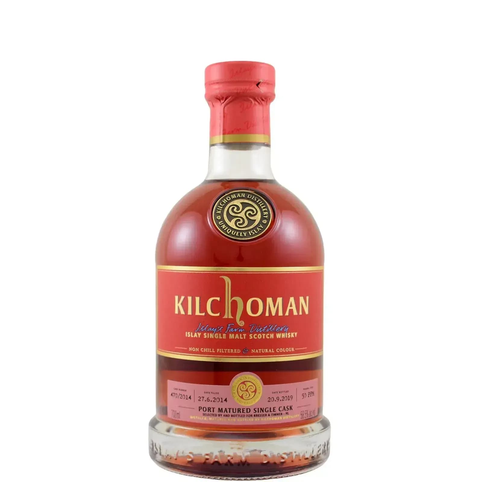 Kilchoman 2014 Port Matured Single Cask Nr.470/2014