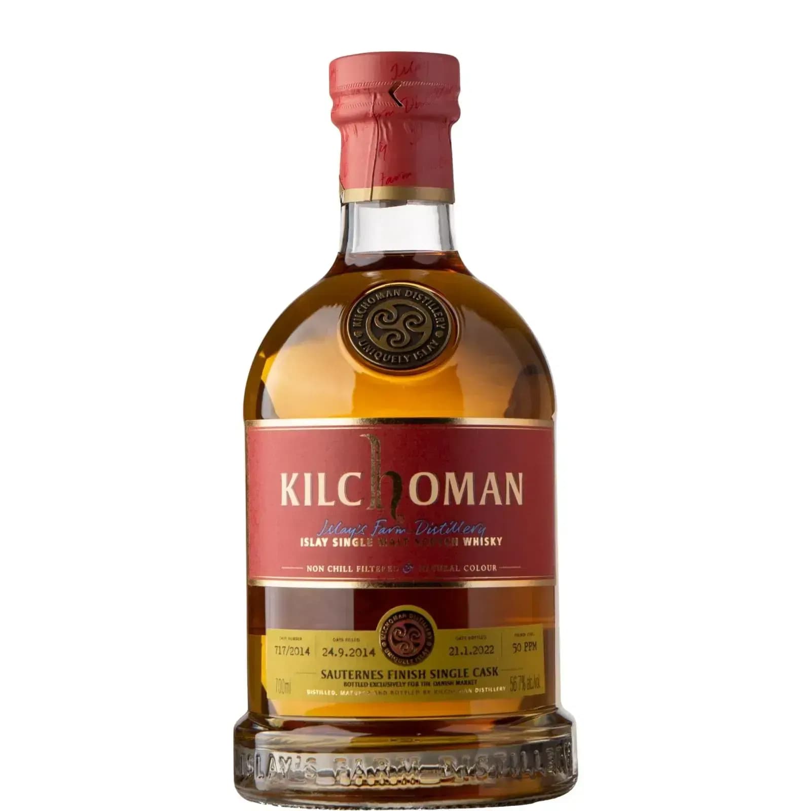 Kilchoman 2014 Sauternes Single Cask Finish Cask Nr.717