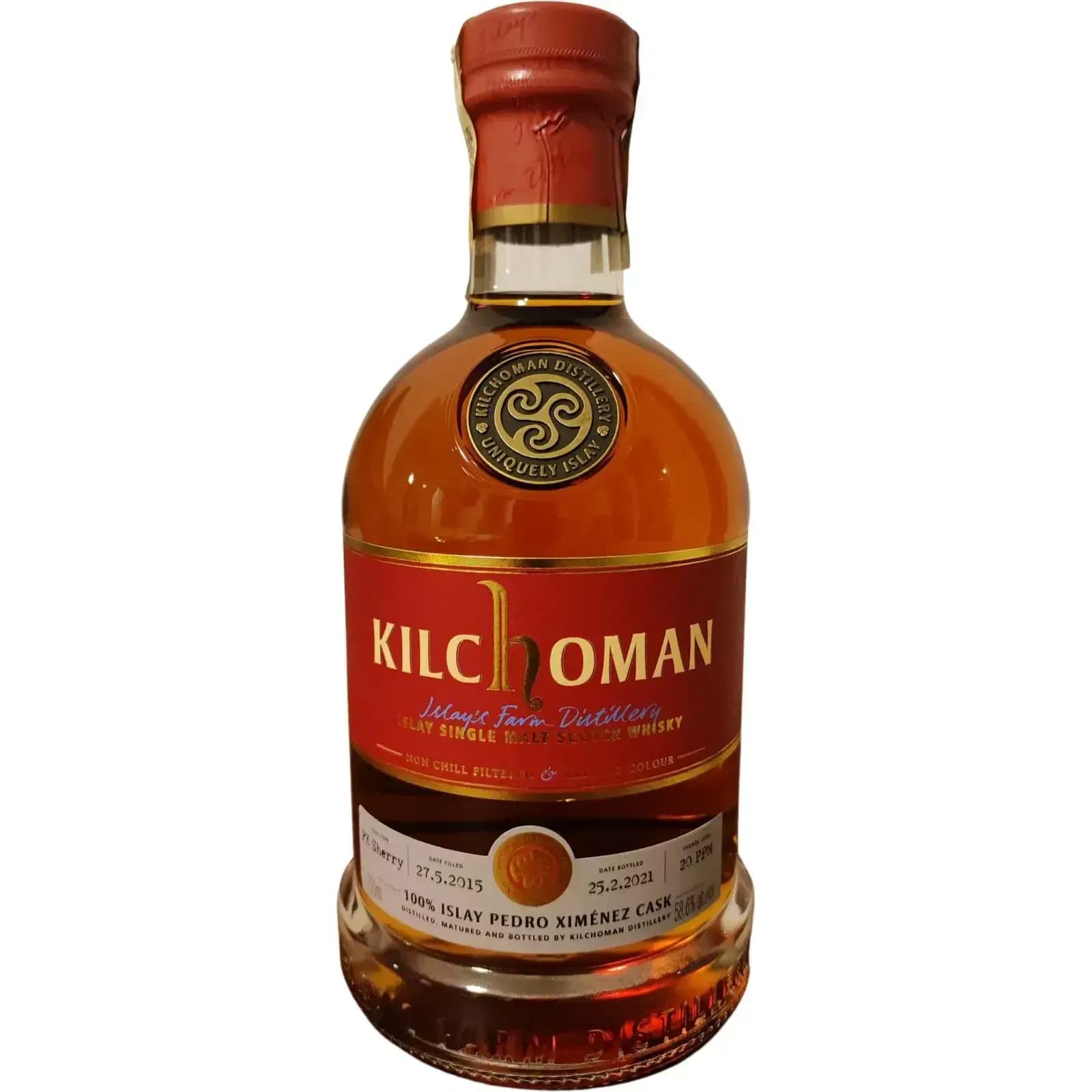 Kilchoman 2015 100% Islay Pedro Ximenez Cask