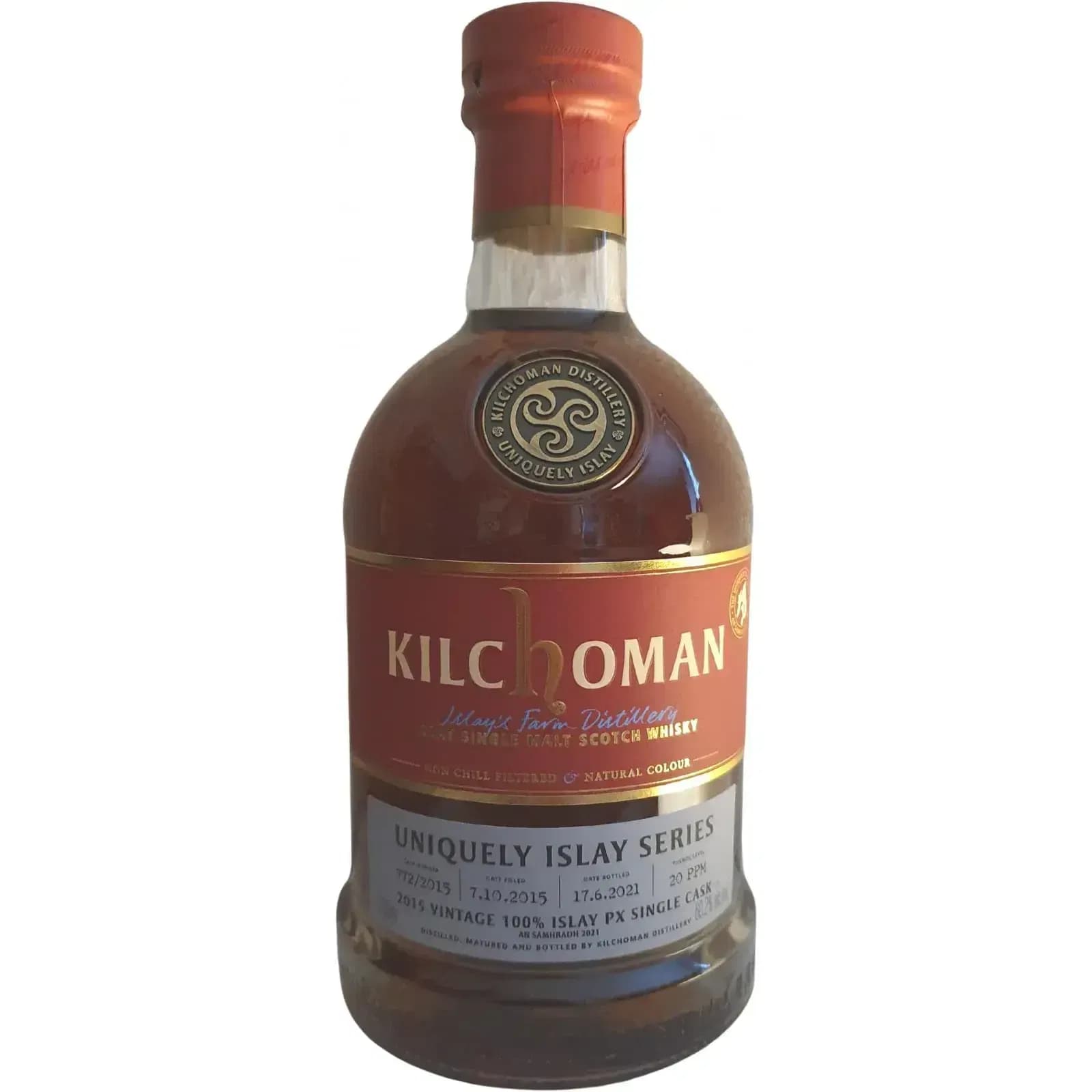 Kilchoman 2015 100 Islay Uniquely Islay Series - An Samhradh Cask Nr.772/2015