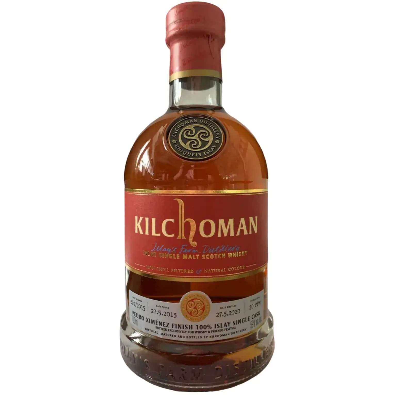 Kilchoman 2015 Px Finished Single Cask Nr.319/2015