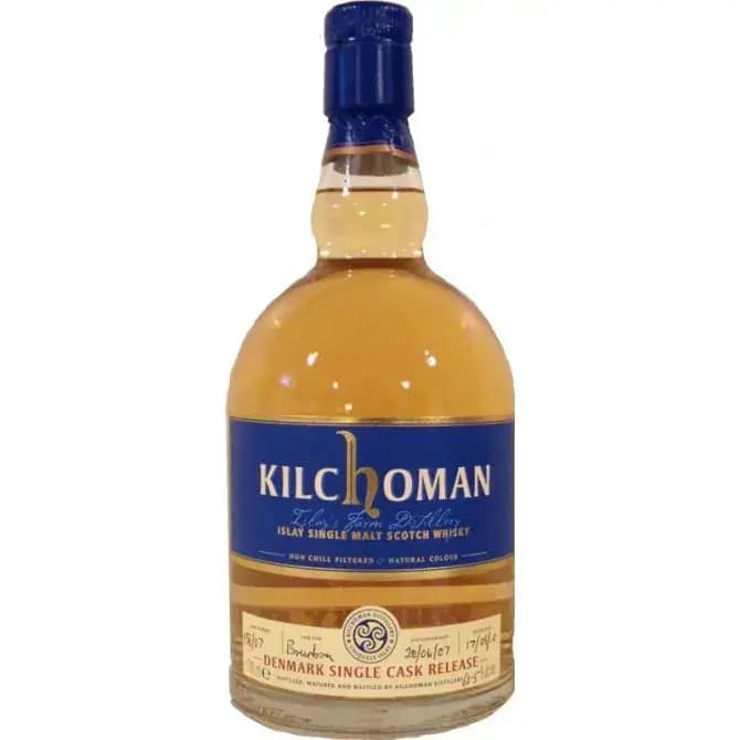 Kilchoman 3 Years Old 2007 Single Cask For Denmark Nr.156/07