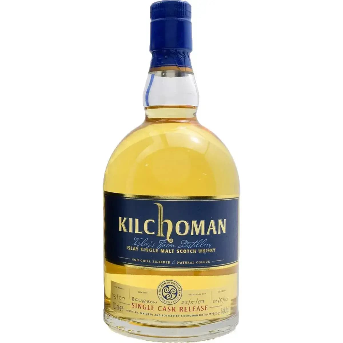 Kilchoman 3 Years Old 2007 Single Cask For Feis Ile 2010 Nr.113/07