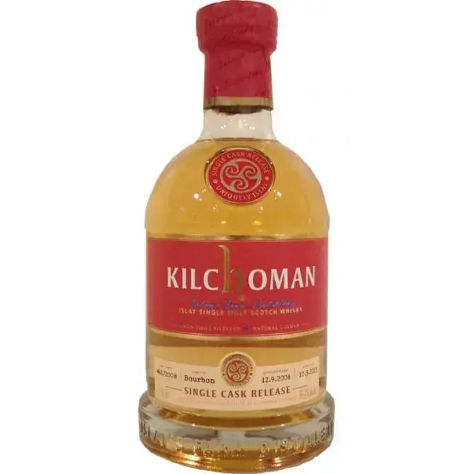 Kilchoman 4 Years Old 2008 Single Cask For Islay Pipe Band Nr.461/2008