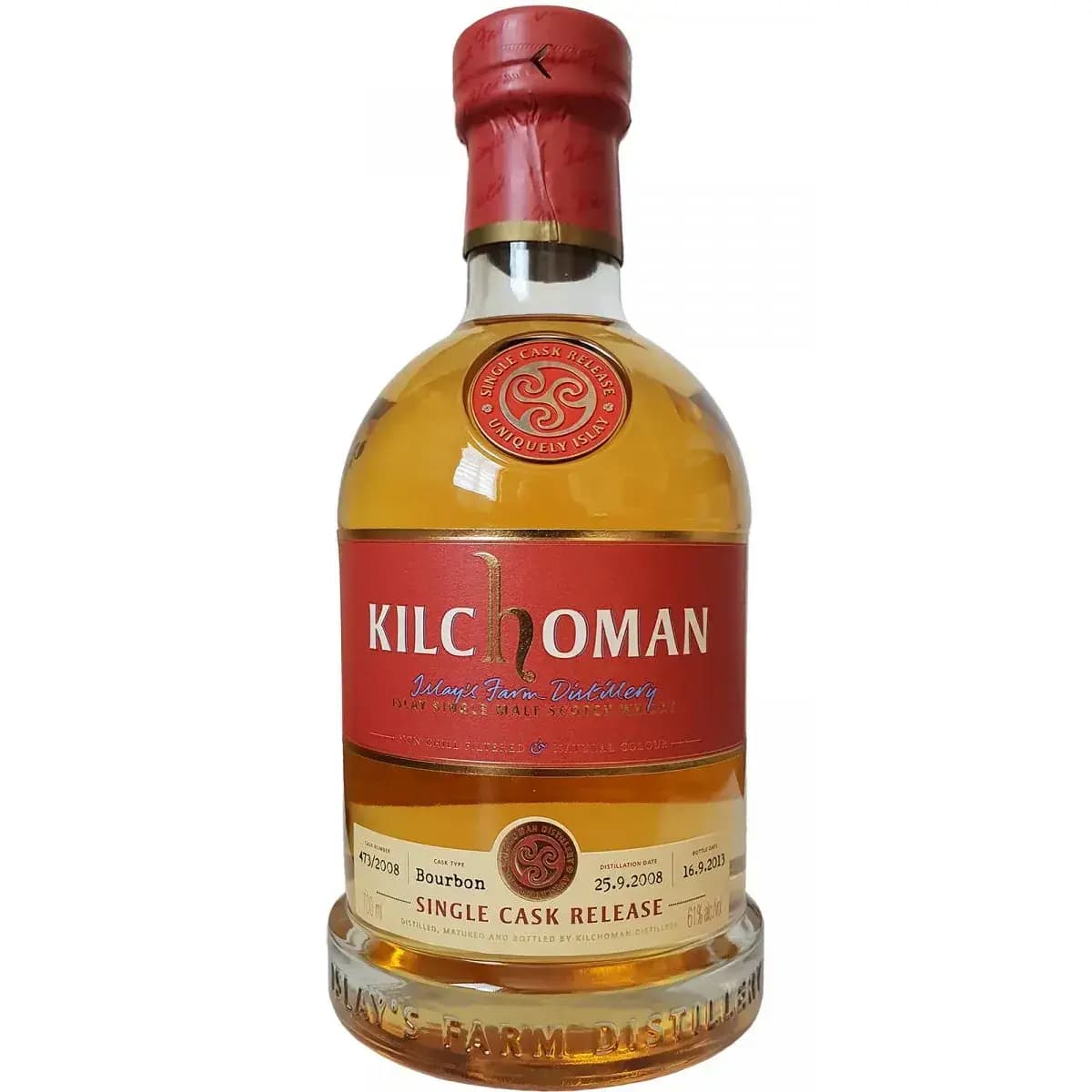 Kilchoman 4 Years Old 2008 Single Cask For The Whisky Show 2013 Nr.473/2008