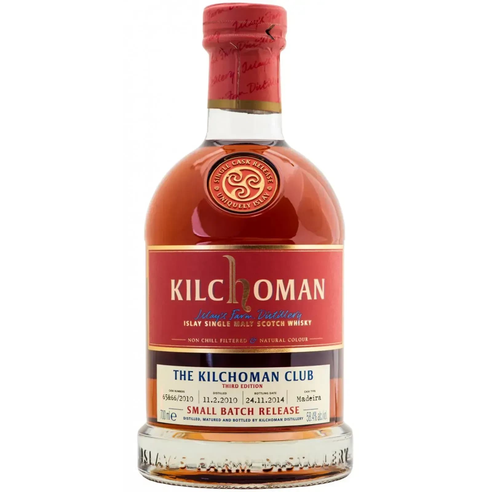 Kilchoman 4 Years Old 2010 The Kilchoman Club - 3Rd Edition Nr.65/2010 + 66/2010