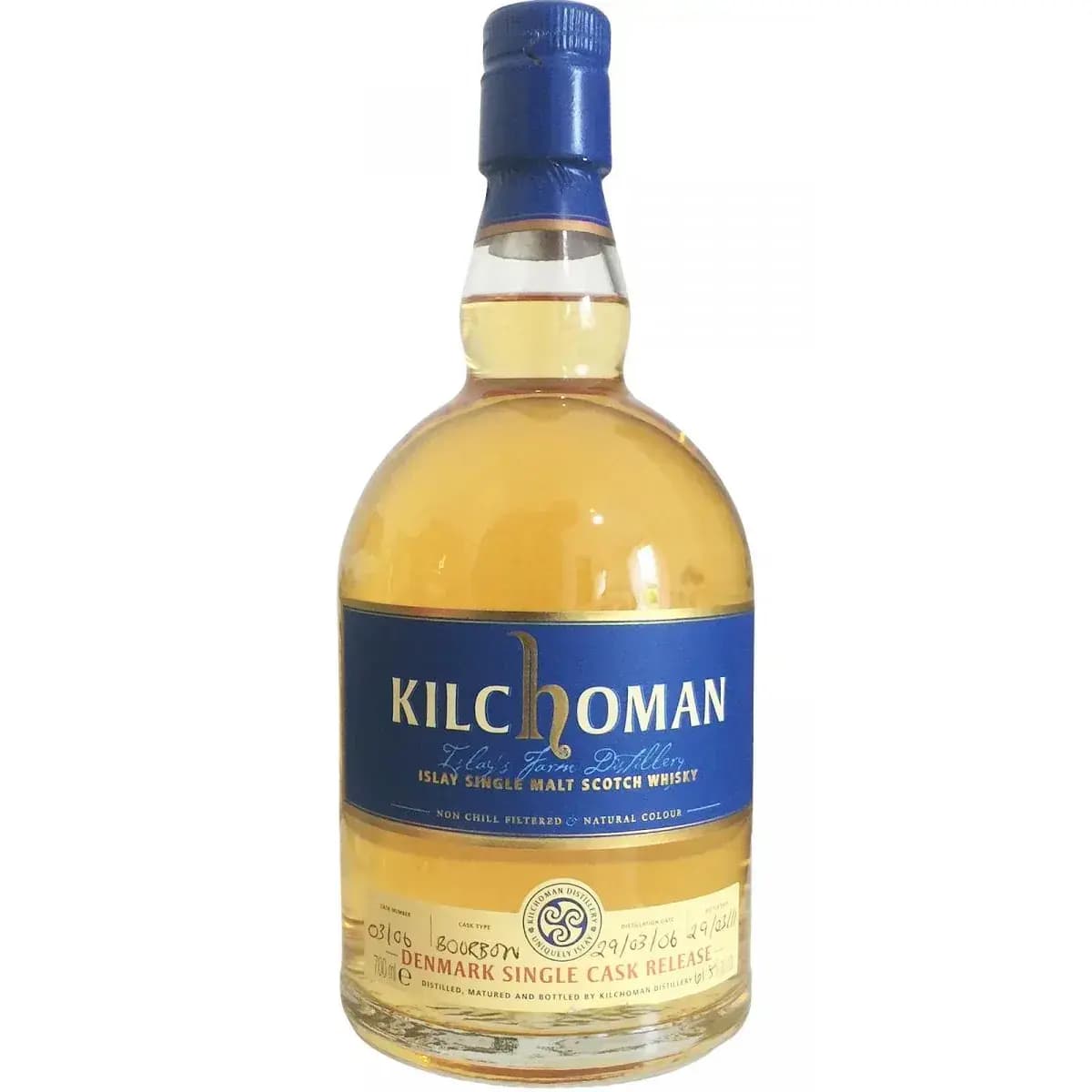 Kilchoman 5 Years Old 2006 Denmark Single Cask Release Nr.03/06