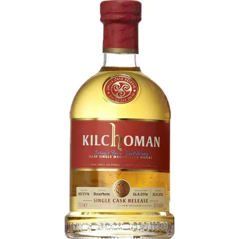 Kilchoman 5 Years Old 2006 Single Cask For Kolding Whiskylaug Nr.185/2006