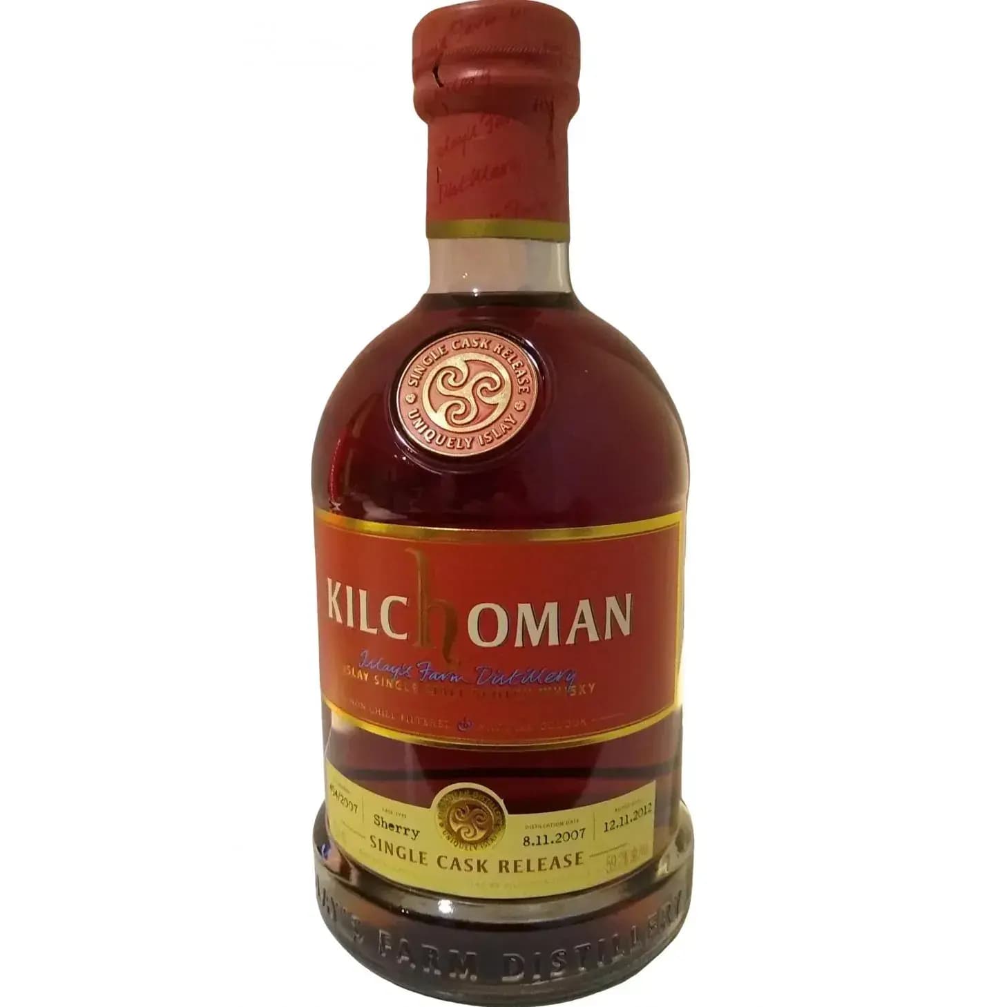 Kilchoman 5 Years Old 2007 Single Cask For Co-Op Nr.454/2007