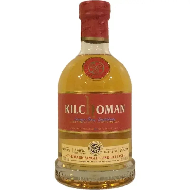 Kilchoman 5 Years Old 2008 Denmark Single Cask Release Nr.518/2008