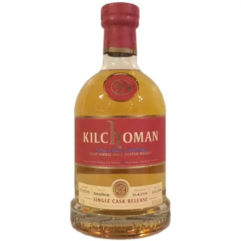 Kilchoman 5 Years Old 2009 1St Cask Release For Whisky.Dk Cask Nr.170/2009