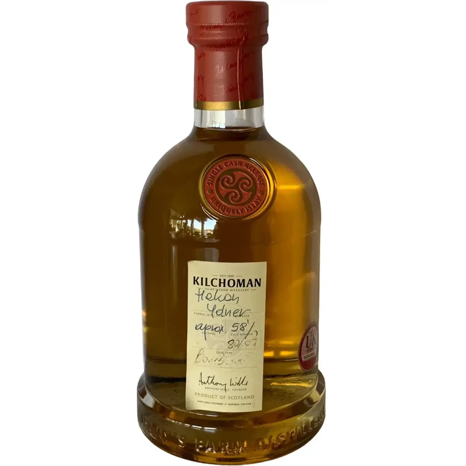 Kilchoman 5 Years Old 2011 Private Cask Nr.80/07