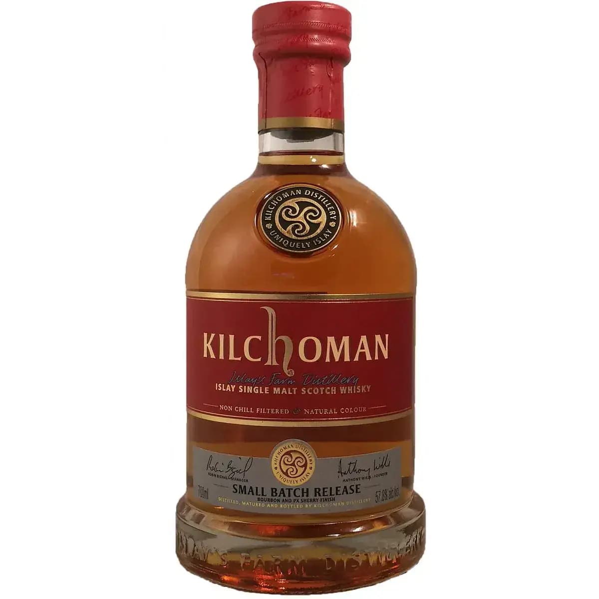 Kilchoman 5 Years Old 2012 Small Batch Release Nr.76, 214, 622, + 627/2012