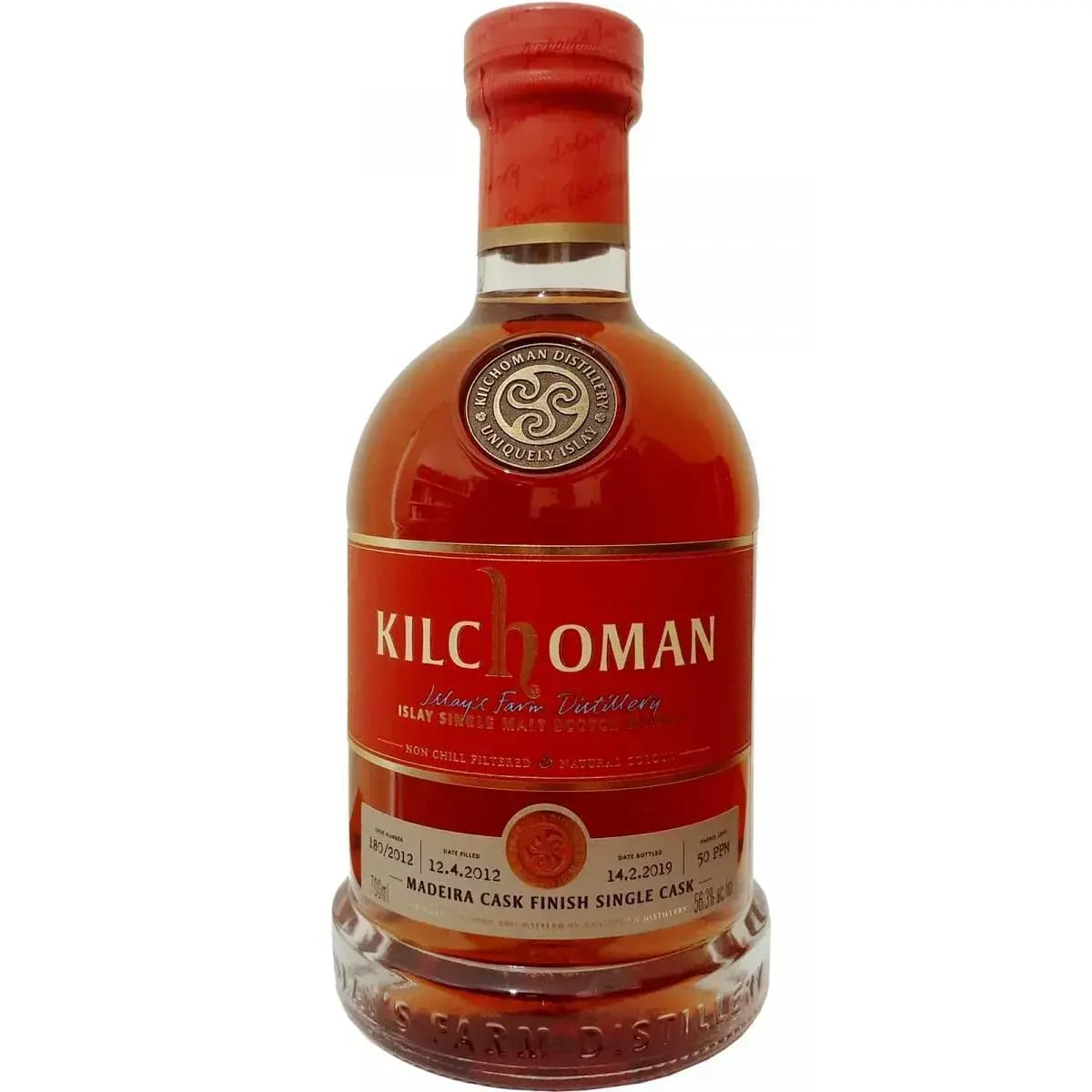 Kilchoman 6 Years Old 2012 Madeira Cask Finish Single Cask Nr.180/2012