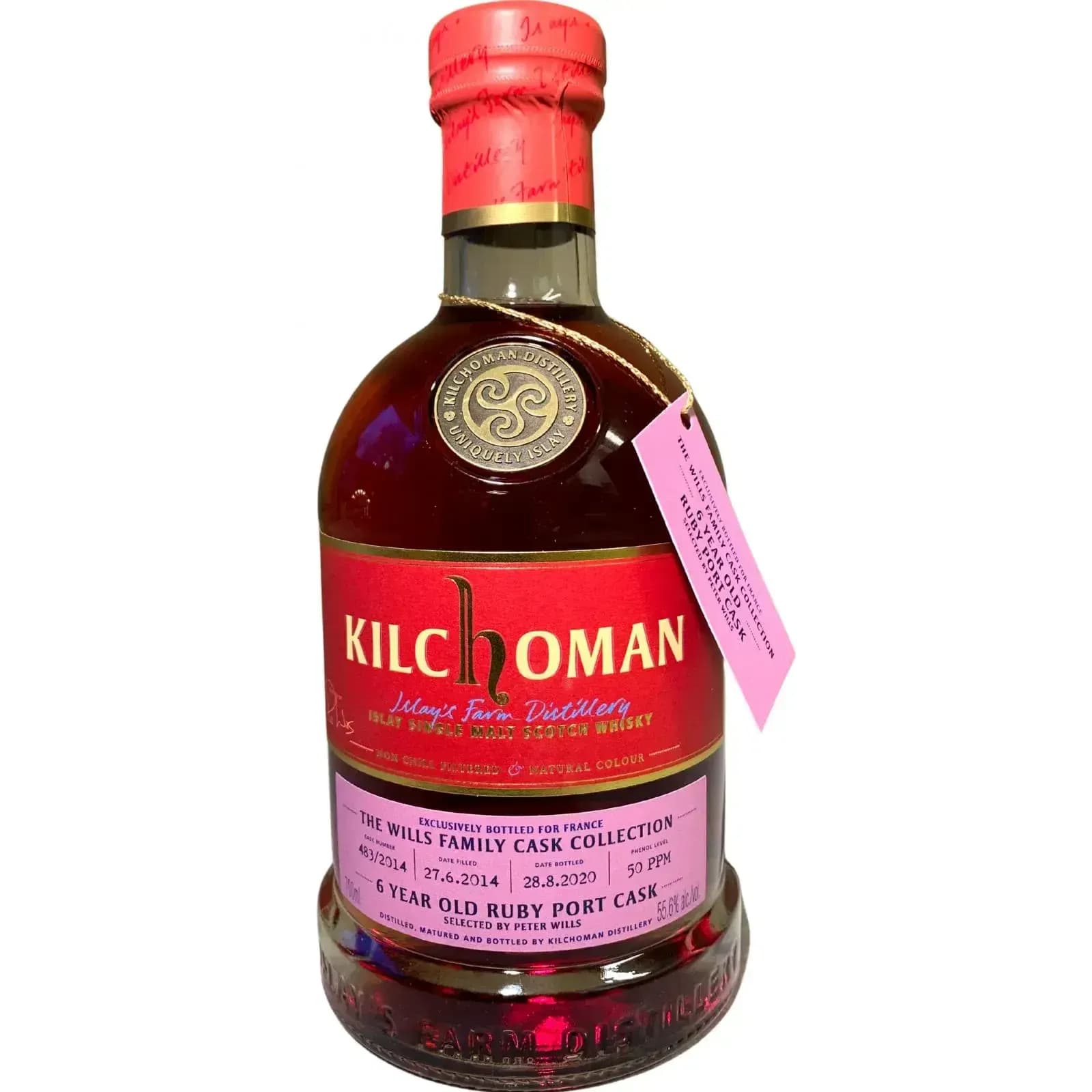 Kilchoman 6 Years Old The Wills Family Cask Collection Peter Wills Cask Nr.483/2014