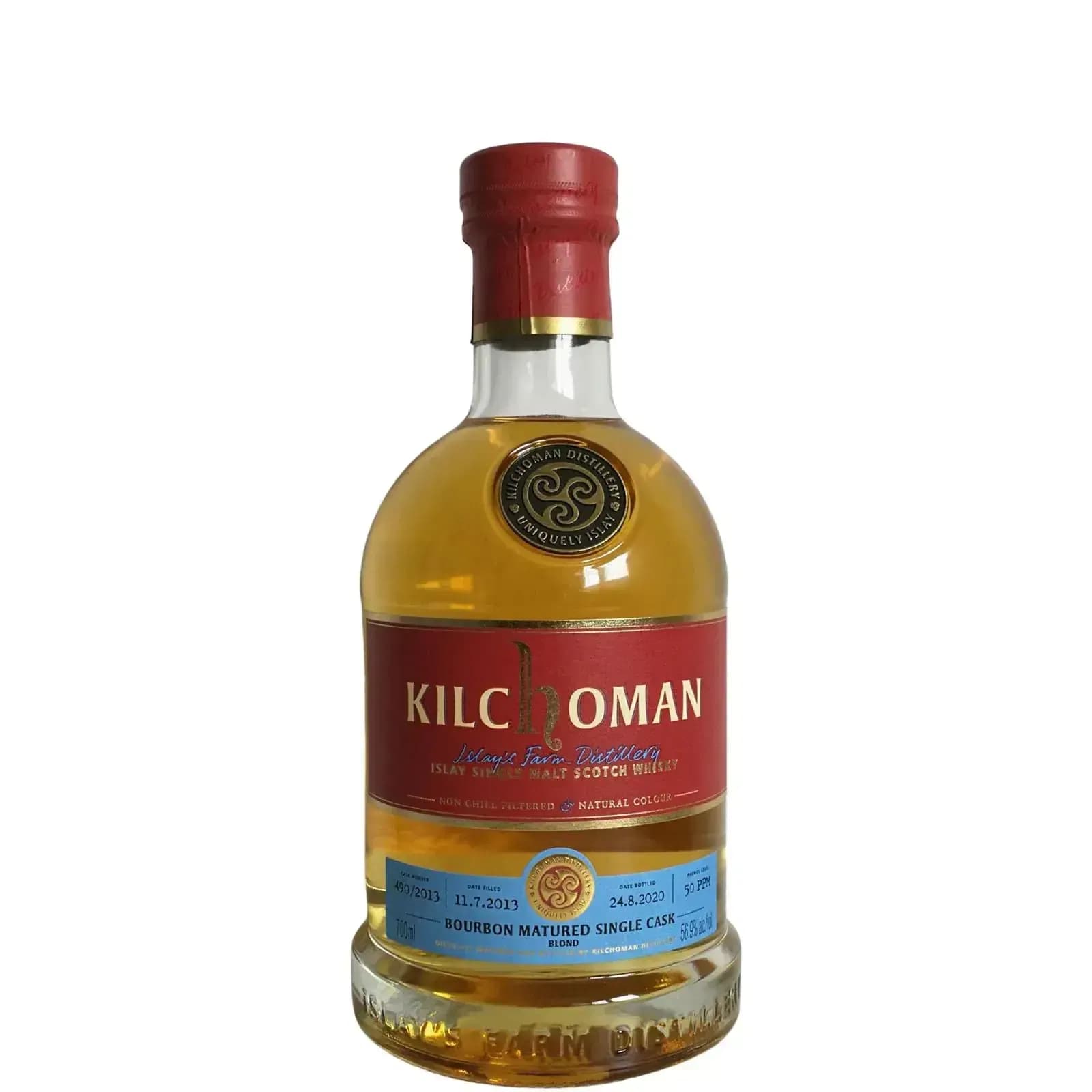 Kilchoman 7 Years Old 2013 Single Cask For Drankdozijn Nr.490/2013