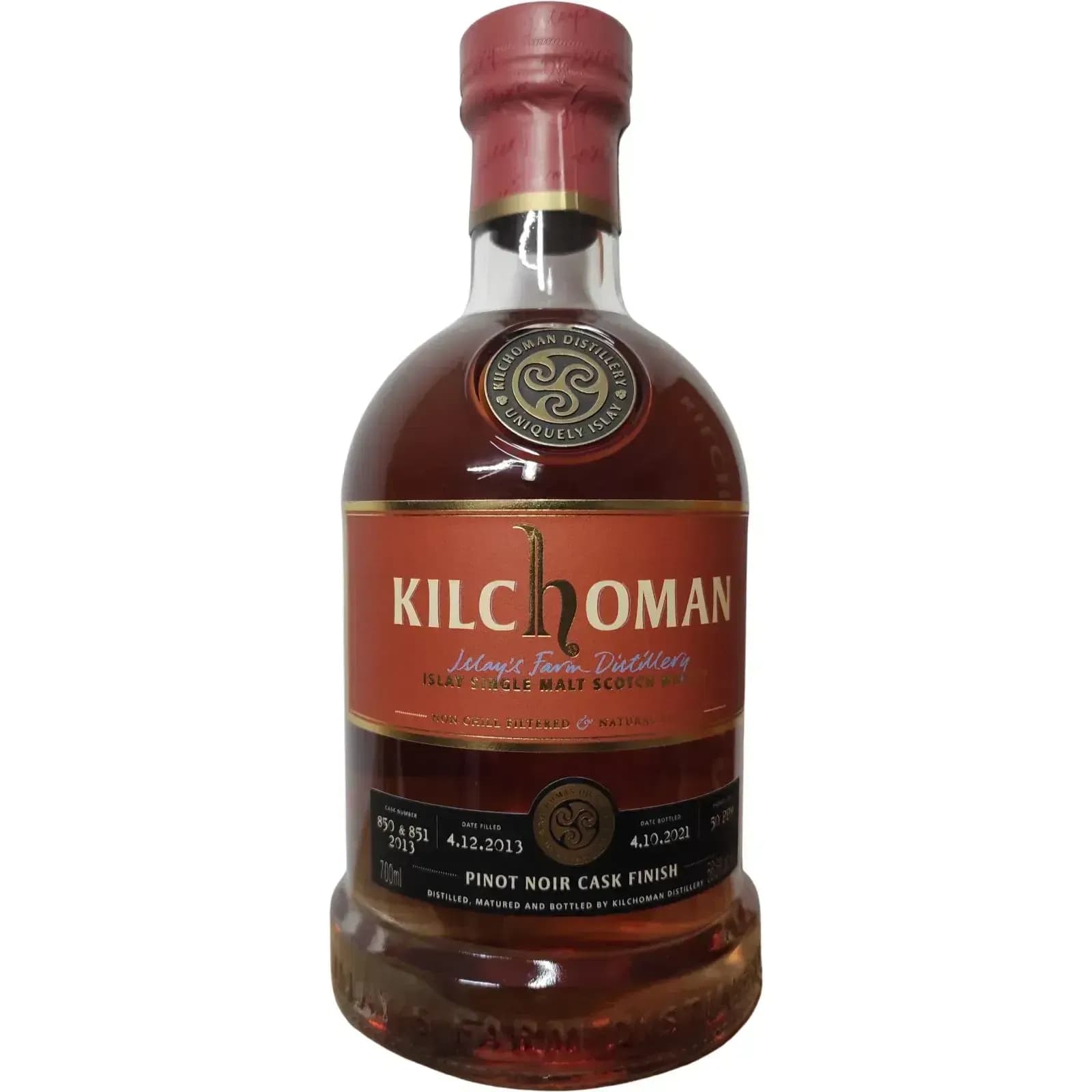 Kilchoman 7 Years Old 2013 Small Batch Release Nr.850 + 851 2013
