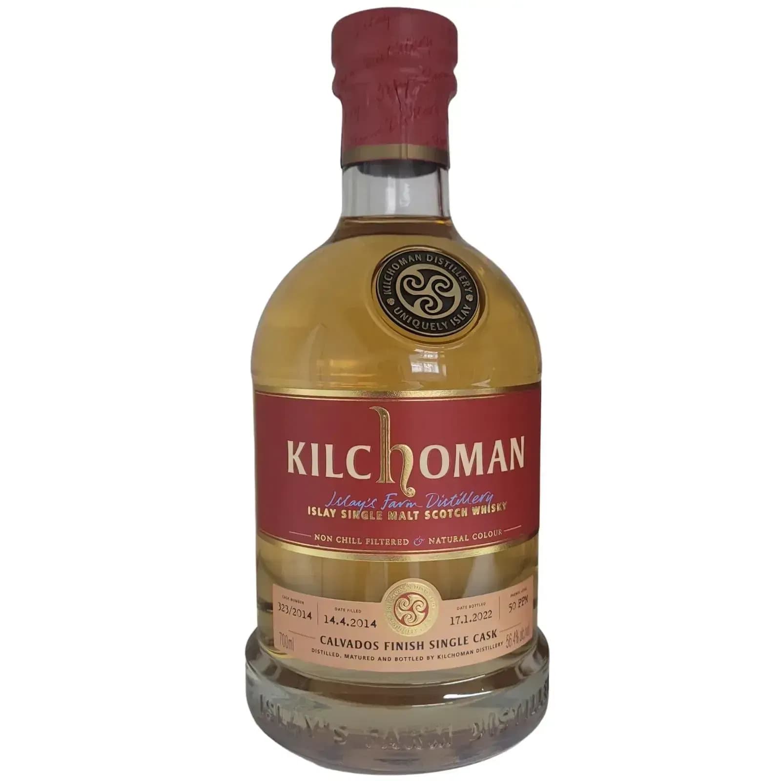 Kilchoman 7 Years Old 2014 Single Cask Series Cask Nr.323/2014
