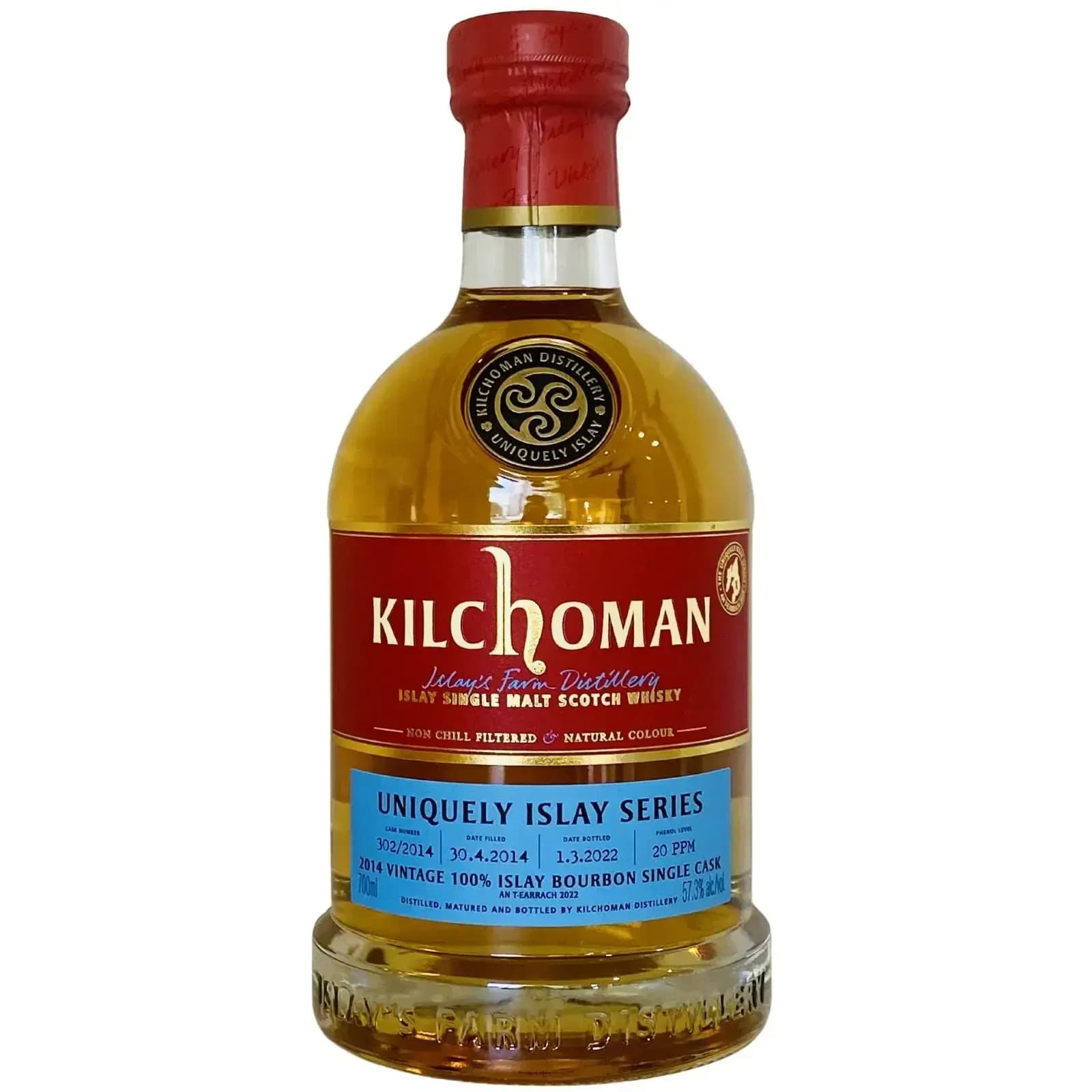 Kilchoman 7 Years Old 2014 Uniquely Islay Series - An T-Earrach 2022 Cask Nr.302/2014