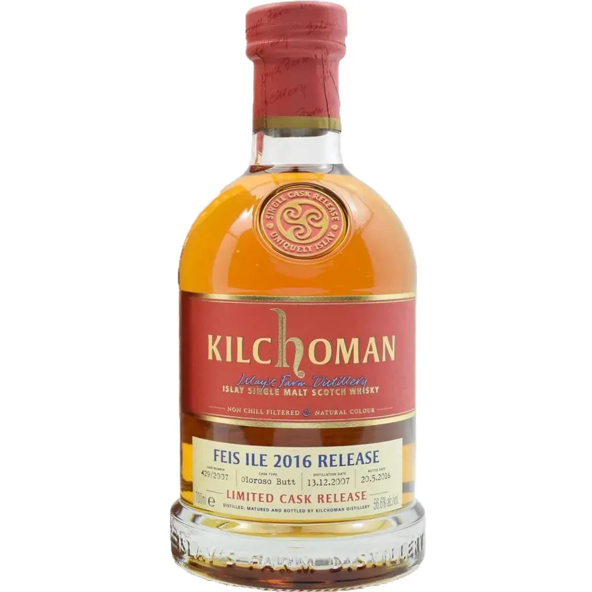 Kilchoman 8 Years Old 2007 Feis Ile 2016 Release Nr.429/2007