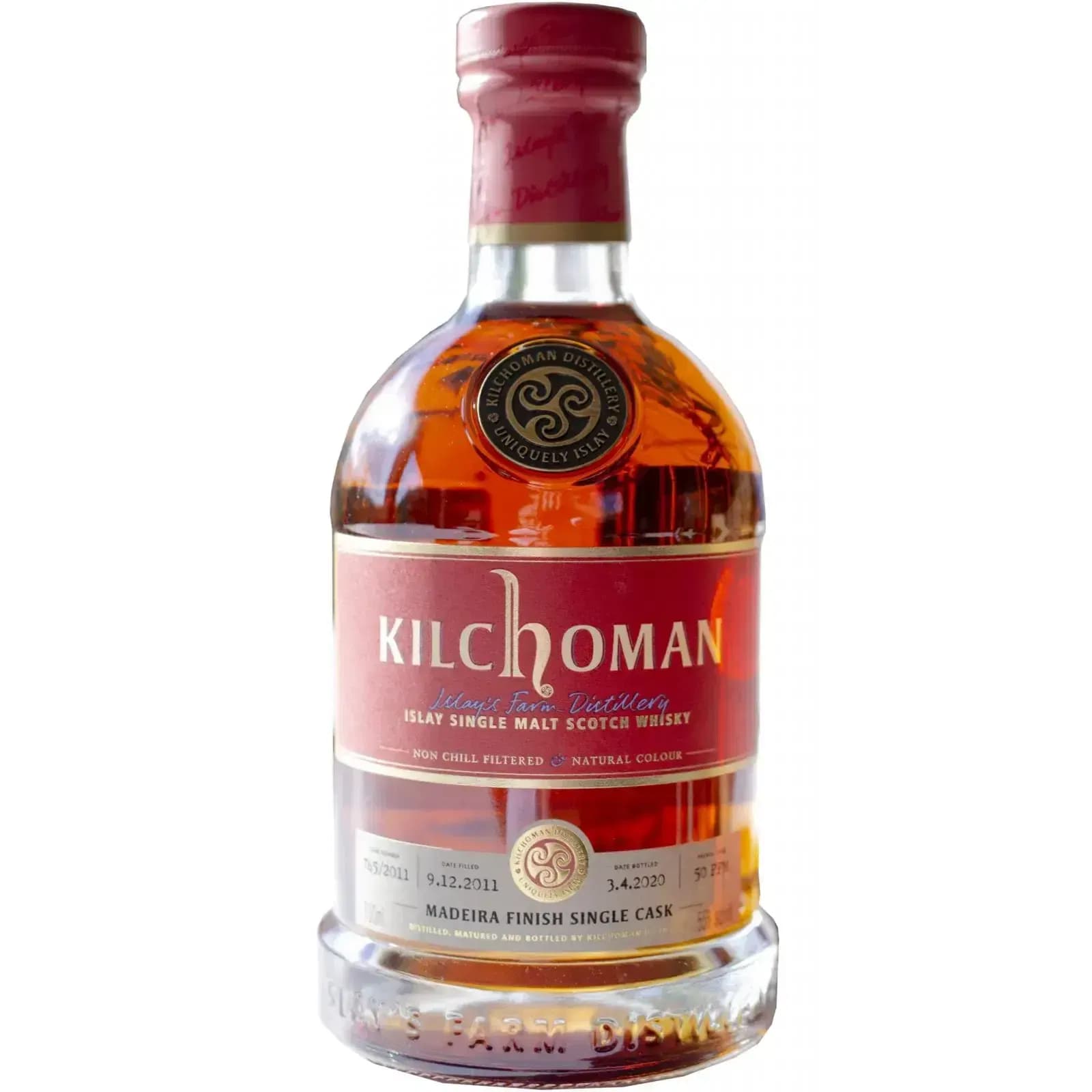 Kilchoman 8 Years Old 2011 Madeira Finish Single Cask Nr.765/2011