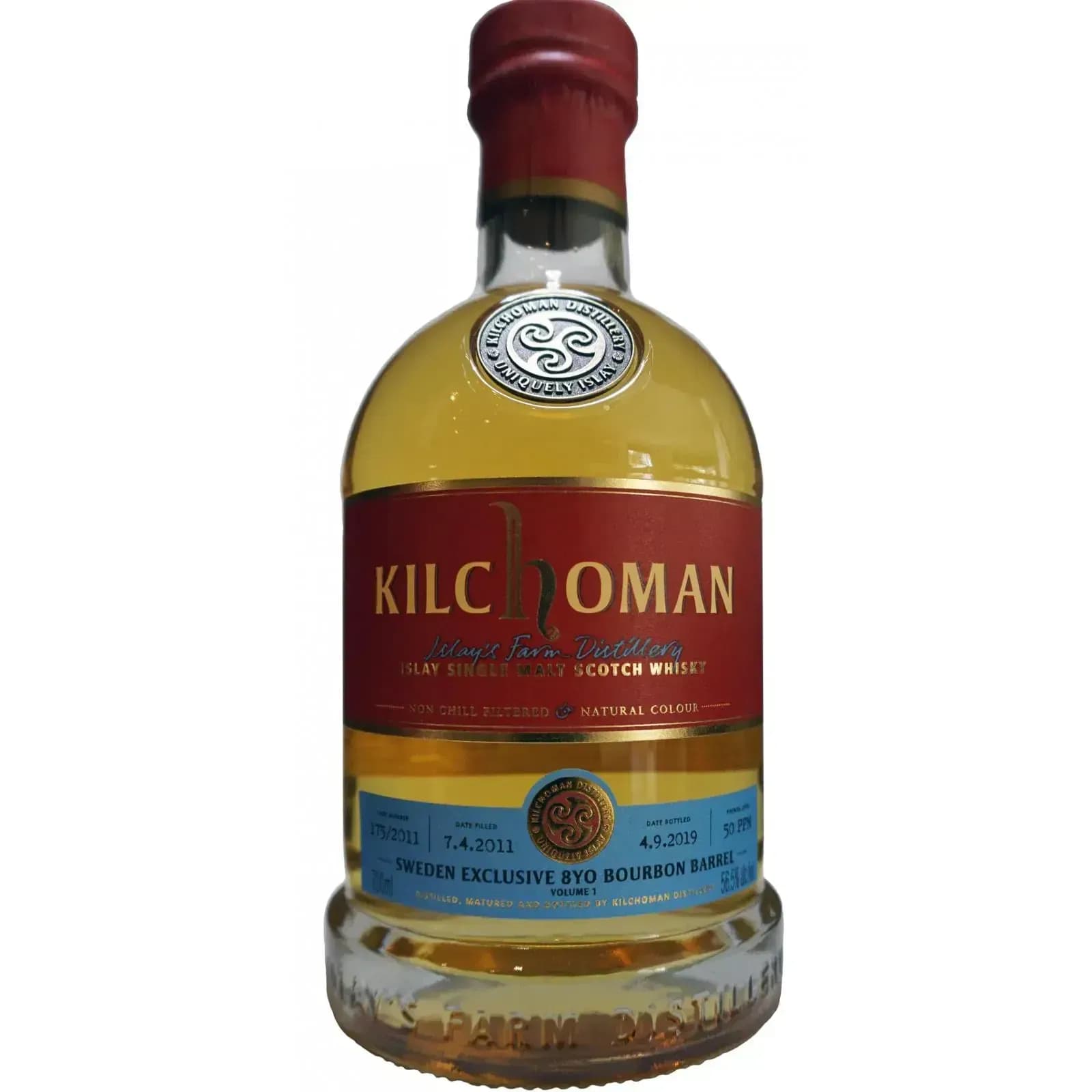 Kilchoman 8 Years Old 2011 Volume 1 Cask Nr.175/2011