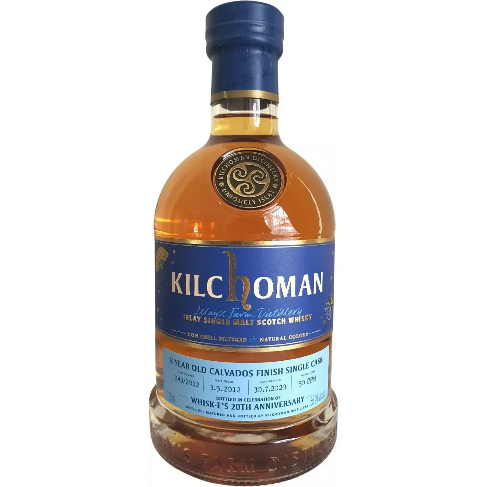 Kilchoman 8 Years Old 2012 Calvados Finish Single Cask Nr.243/2012
