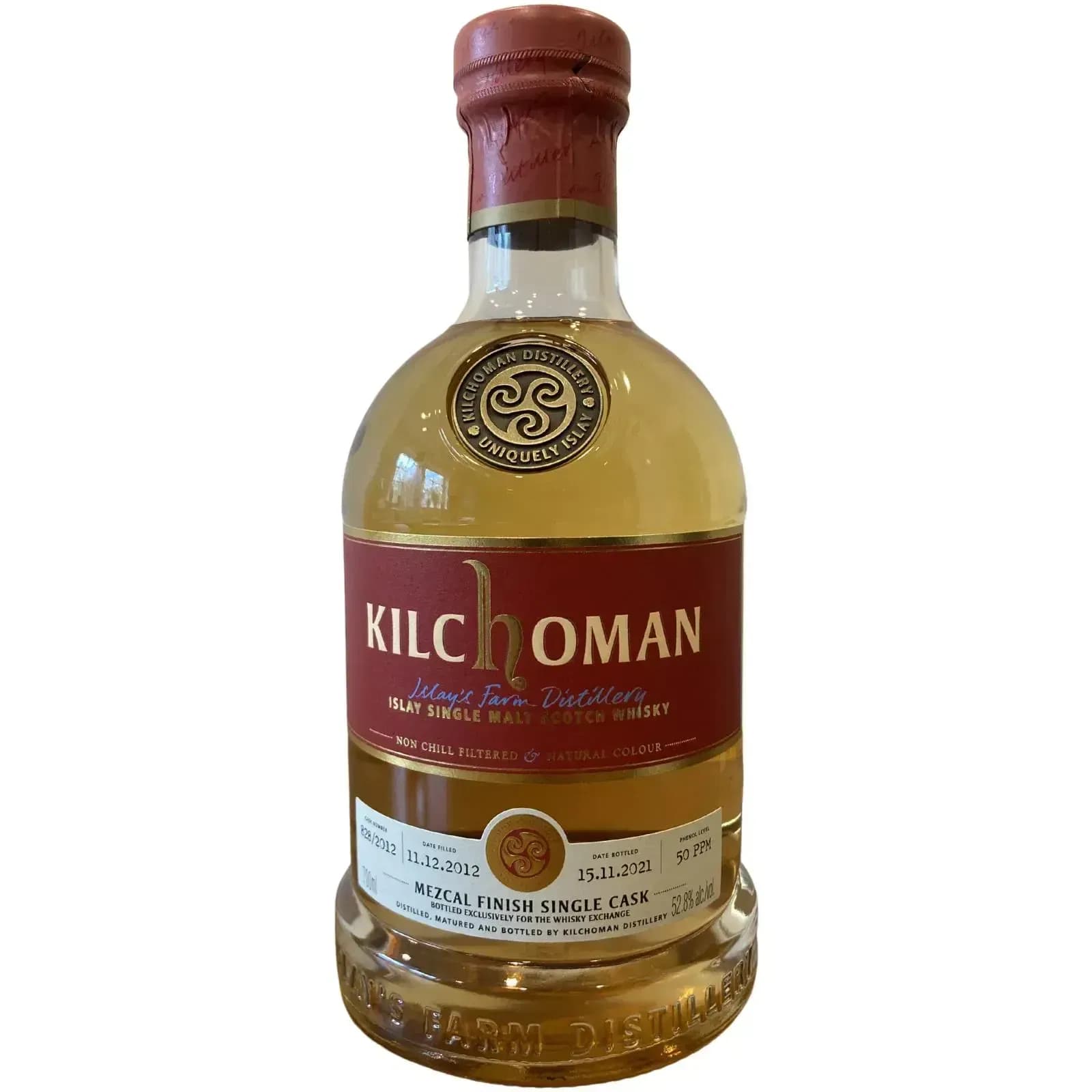 Kilchoman 8 Years Old 2012 Mezcal Finish Single Cask Nr.828/2012
