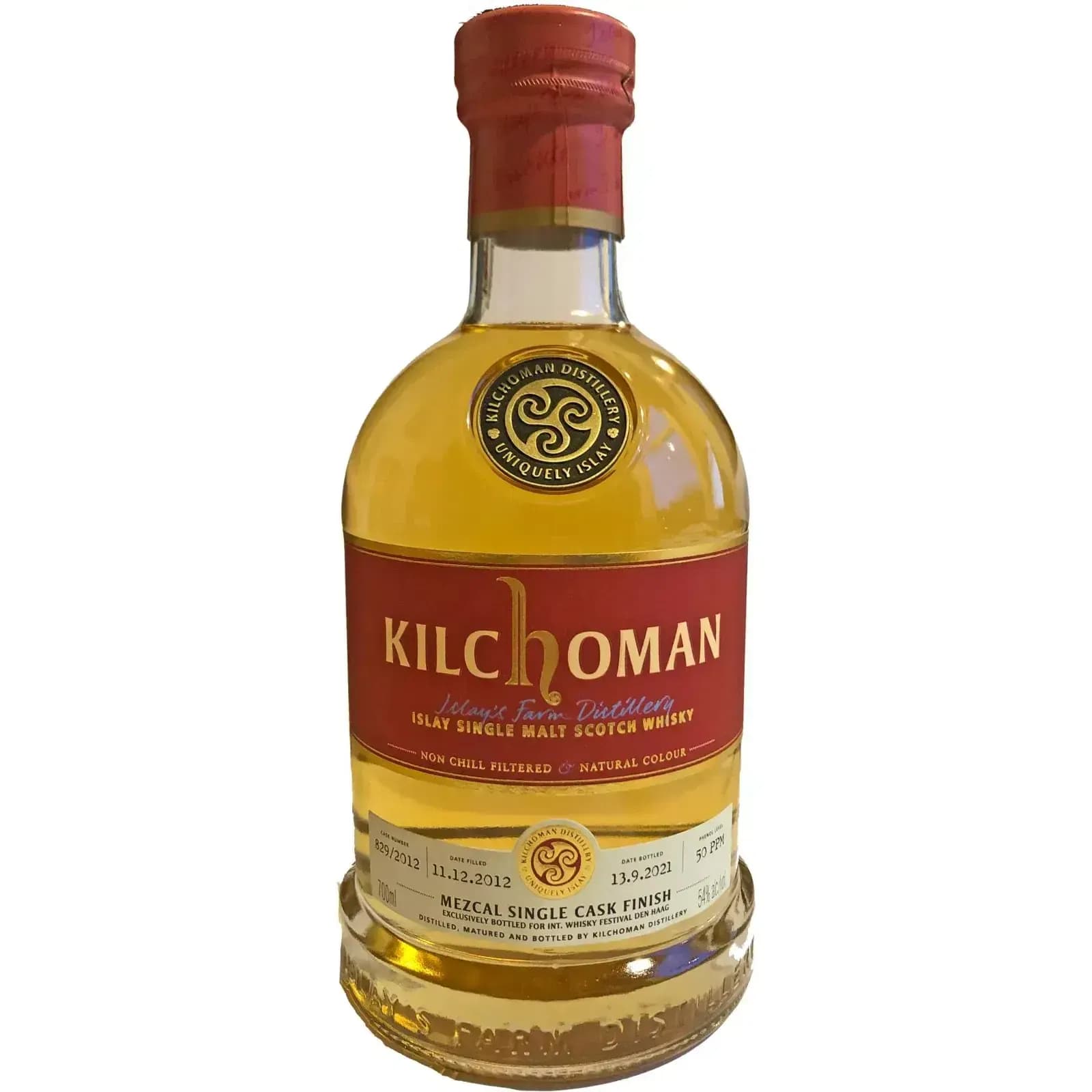 Kilchoman 8 Years Old 2012 Mezcal Single Cask Finish Cask Nr.829/2012