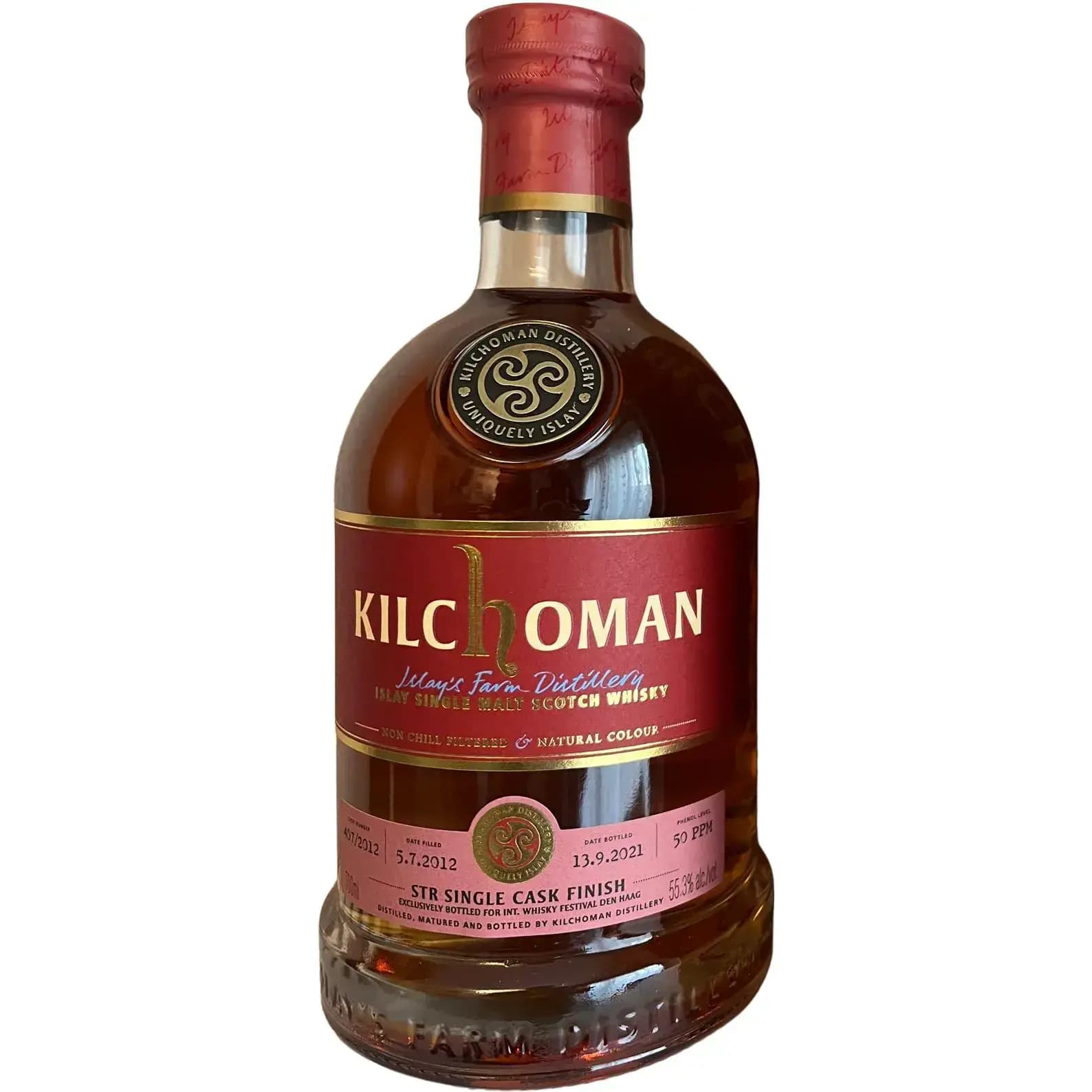 Kilchoman 8 Years Old 2012 Str Single Cask Finish Cask Nr.407/2012