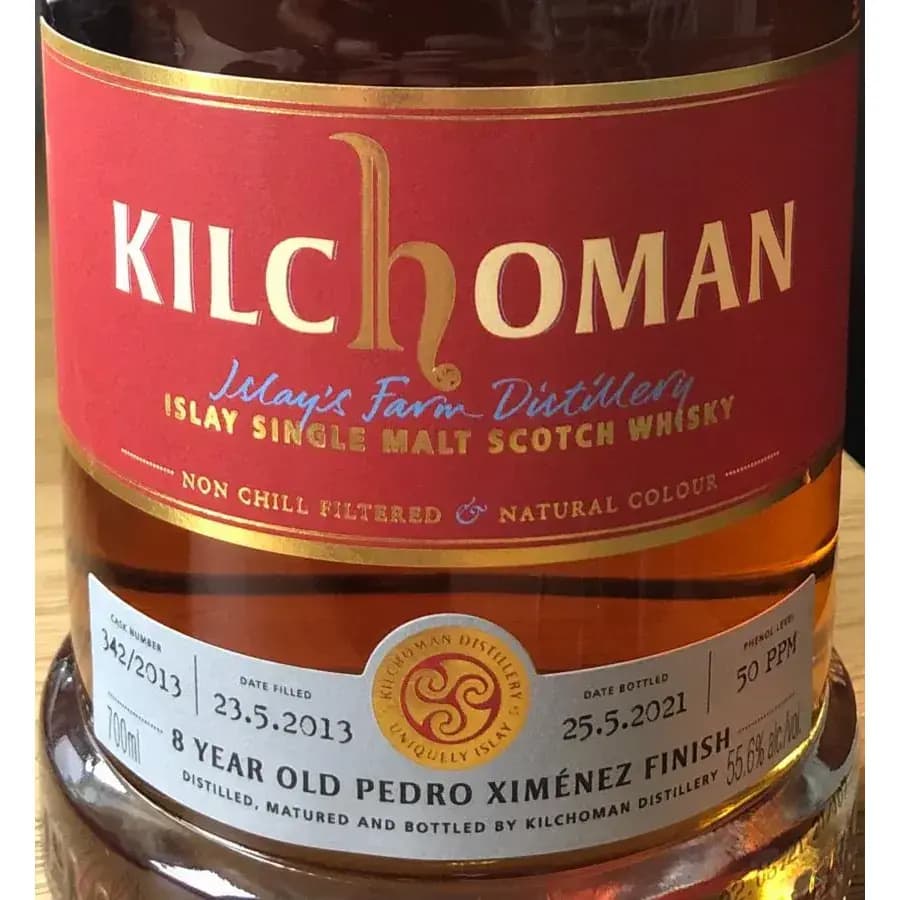 Kilchoman 8 Years Old 2013 8 Year Old Pedro Ximenez Finish Cask Nr.342/2013