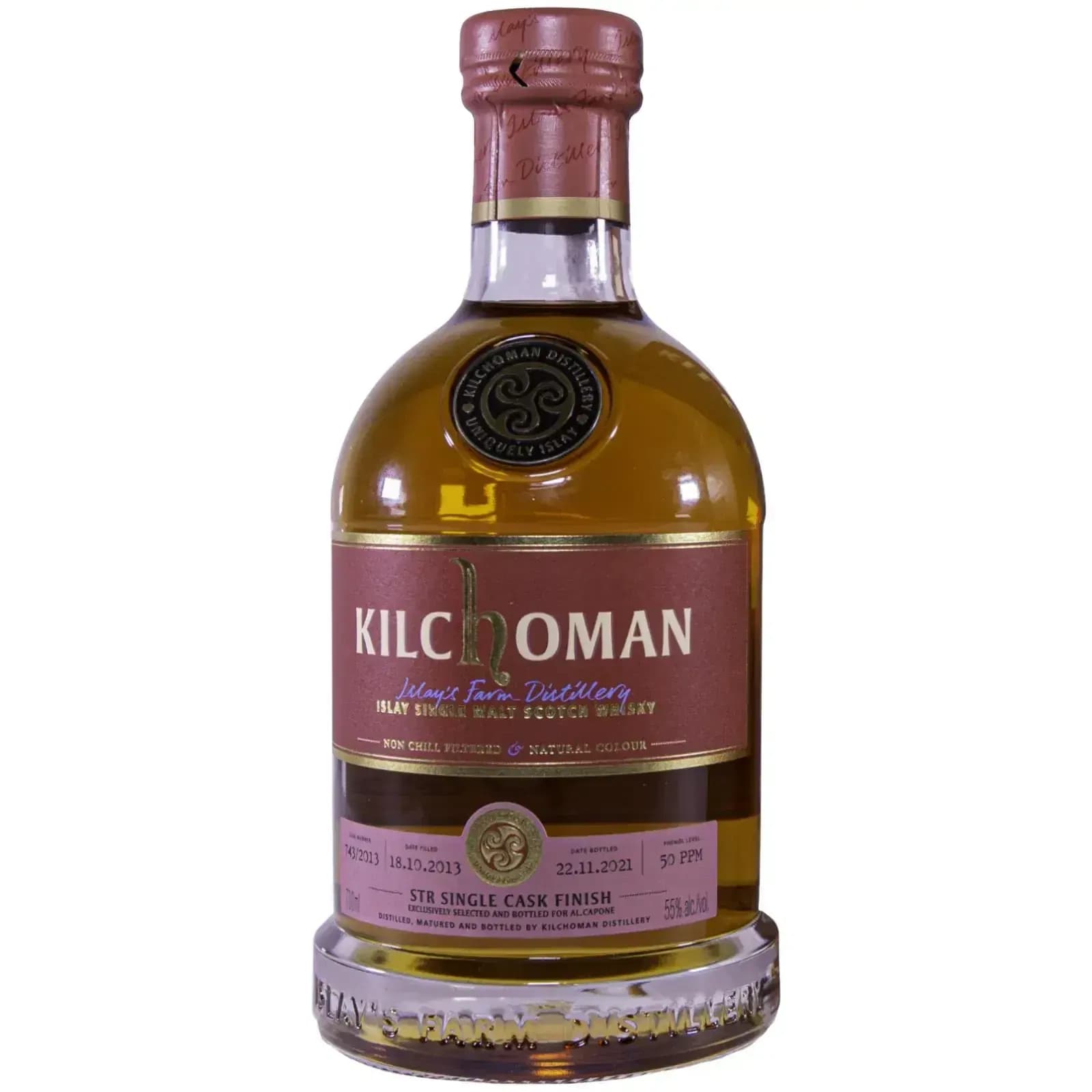 Kilchoman 8 Years Old 2013 Single Cask Nr.743/2013