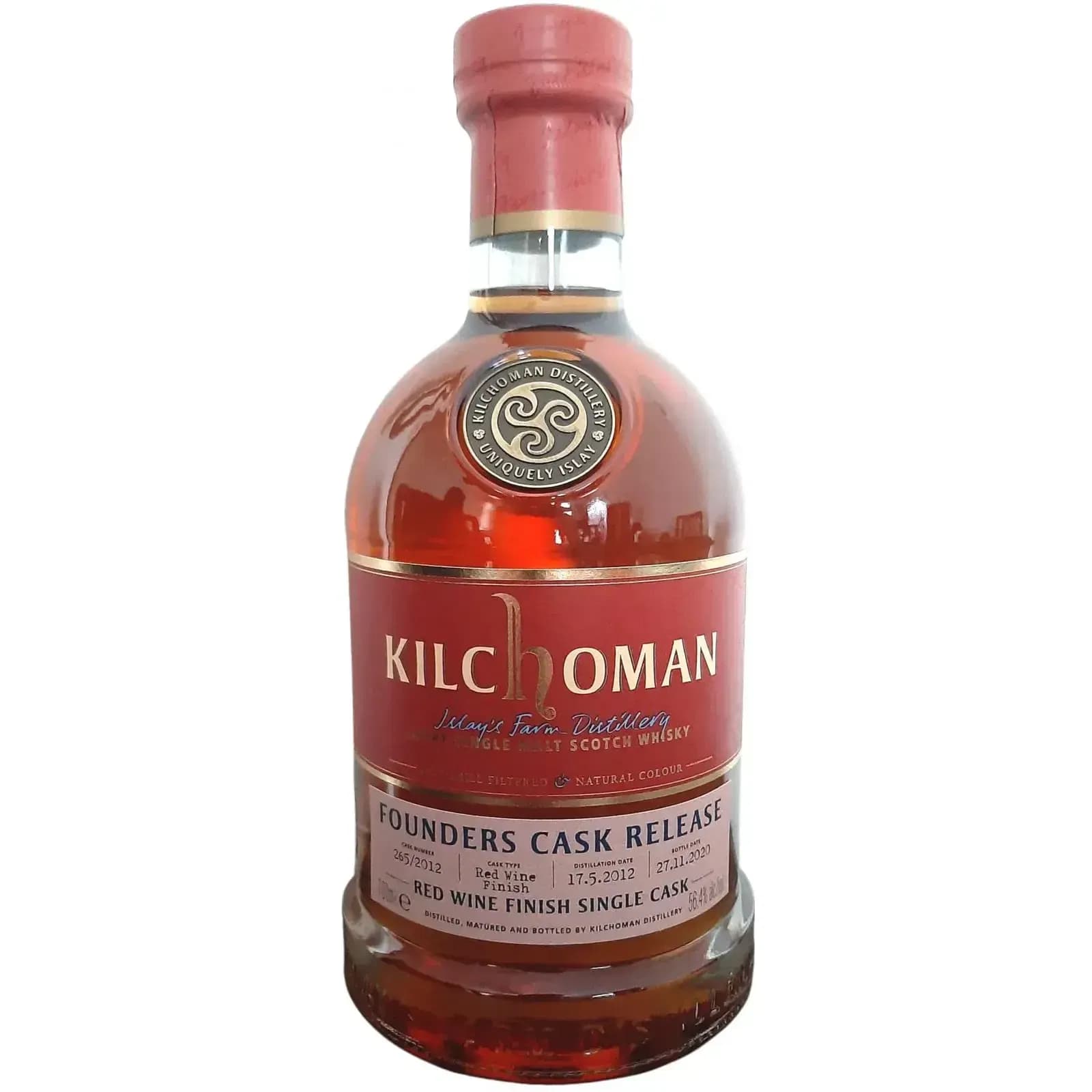 Kilchoman 8 Years Old Founders Cask 3Rd Edition Nr.265/2012