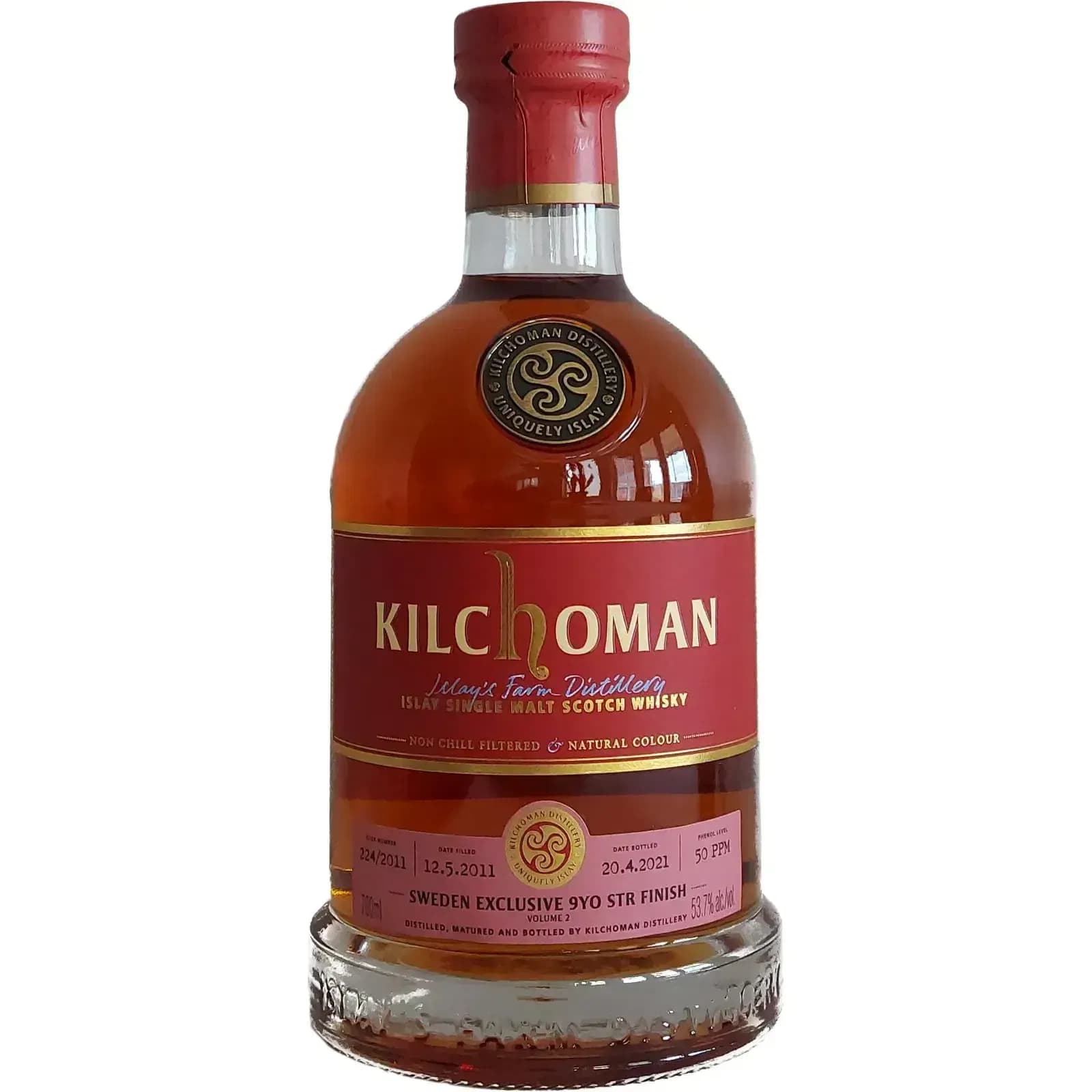 Kilchoman 9 Years Old 2011 Single Cask For Sweden Volume 2 Nr.224/2011