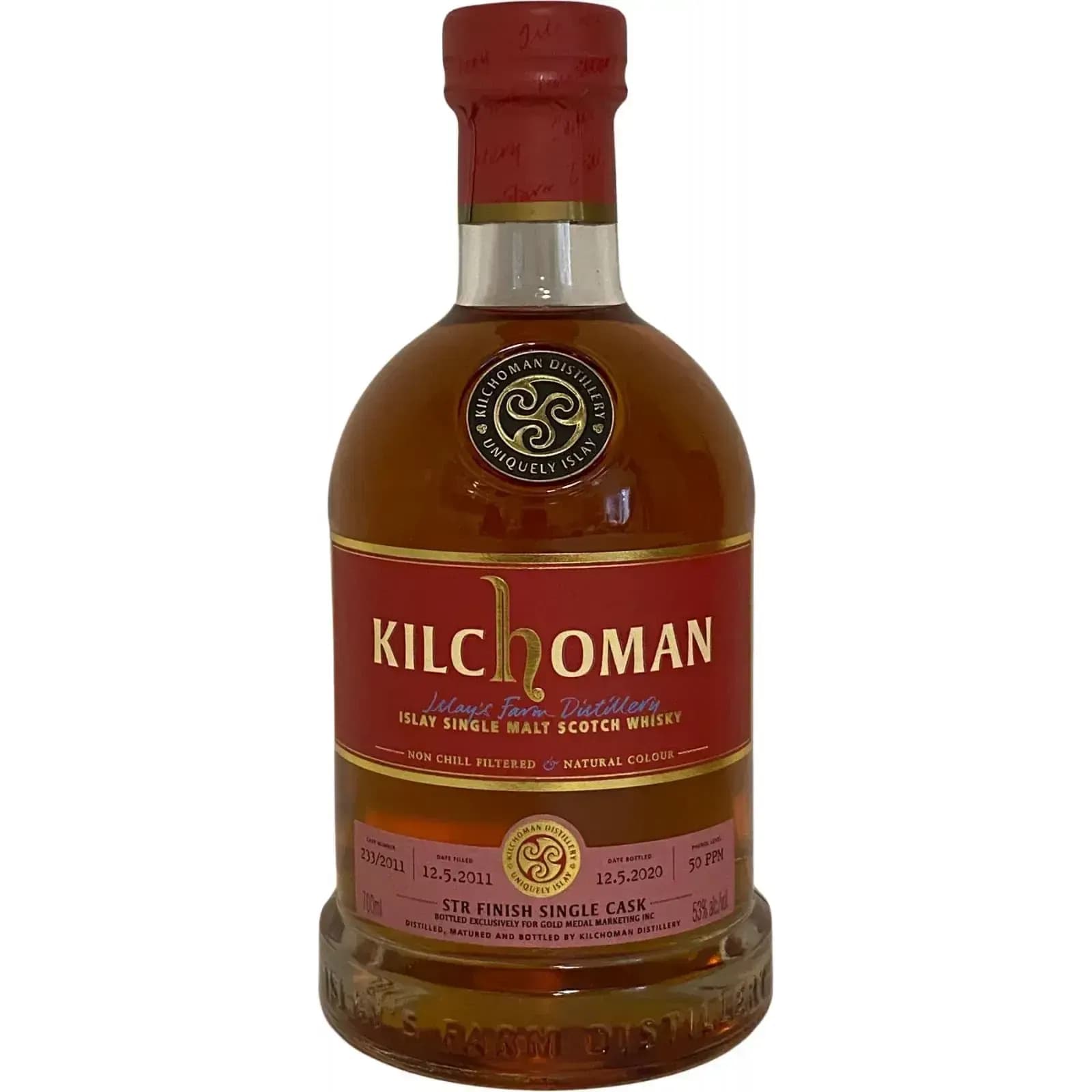 Kilchoman 9 Years Old 2011 Str Finish Single Cask Nr.233/2011