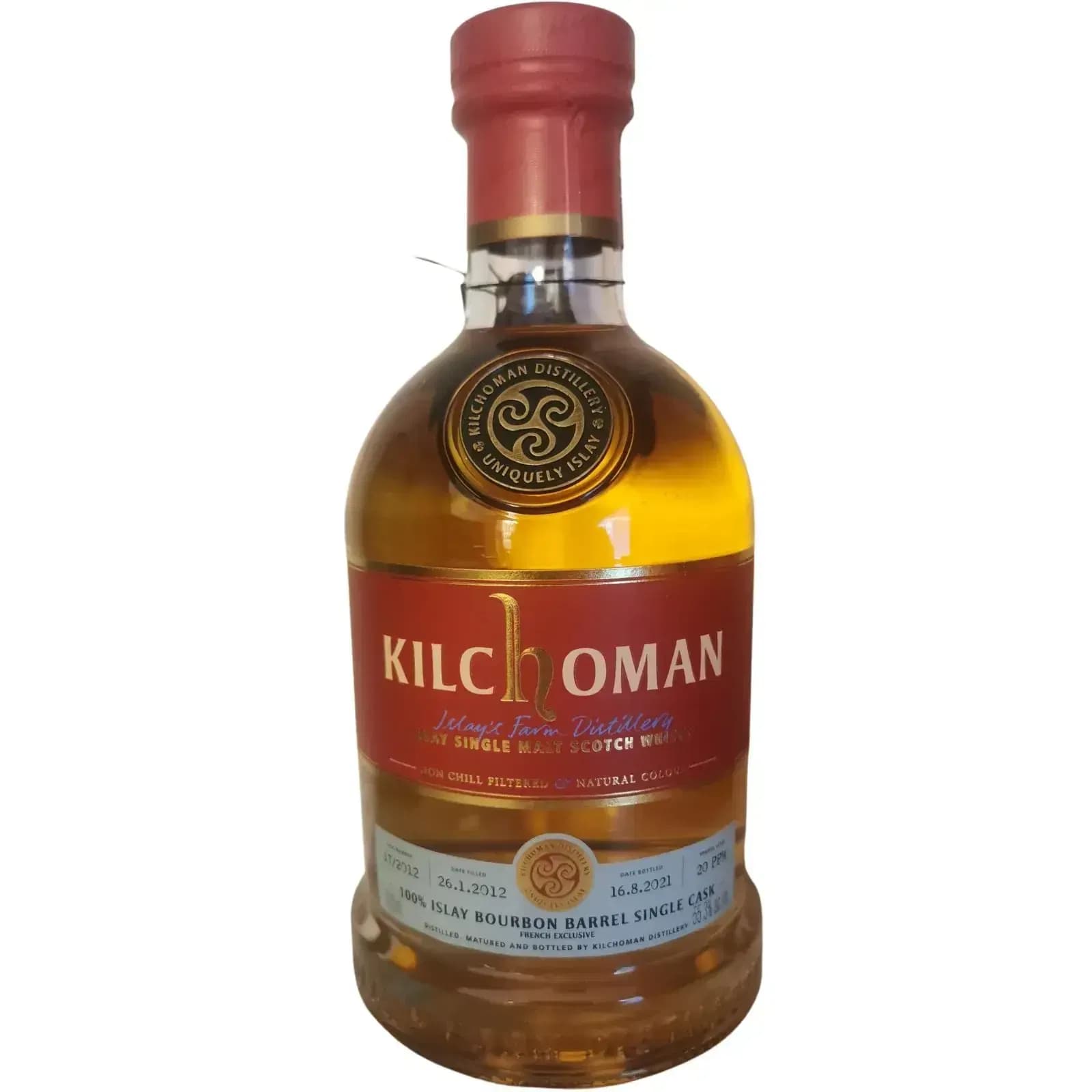 Kilchoman 9 Years Old 2012 100% Islay Bourbon Barrel Cask Nr.17/2012