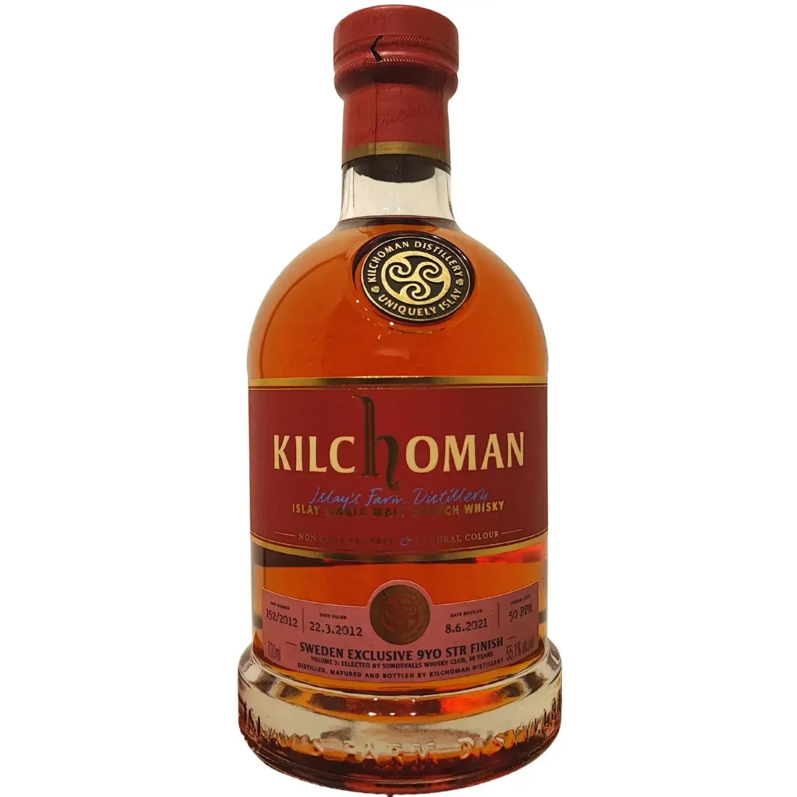 Kilchoman 9 Years Old 2012 Single Cask Release Nr.152/2012