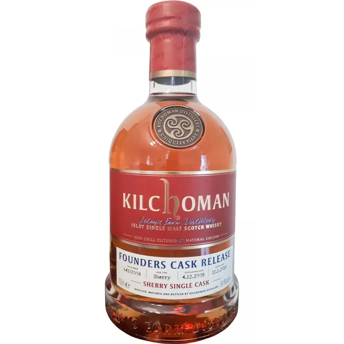 Kilchoman Founders Cask 1St Edition Nr.642/2008