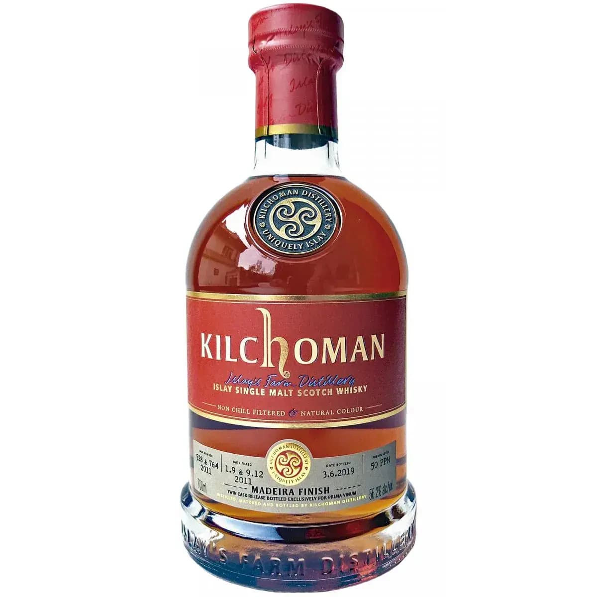 Kilchoman Madeira Finish Twin Cask Release Nr.528 + 764 / 2011