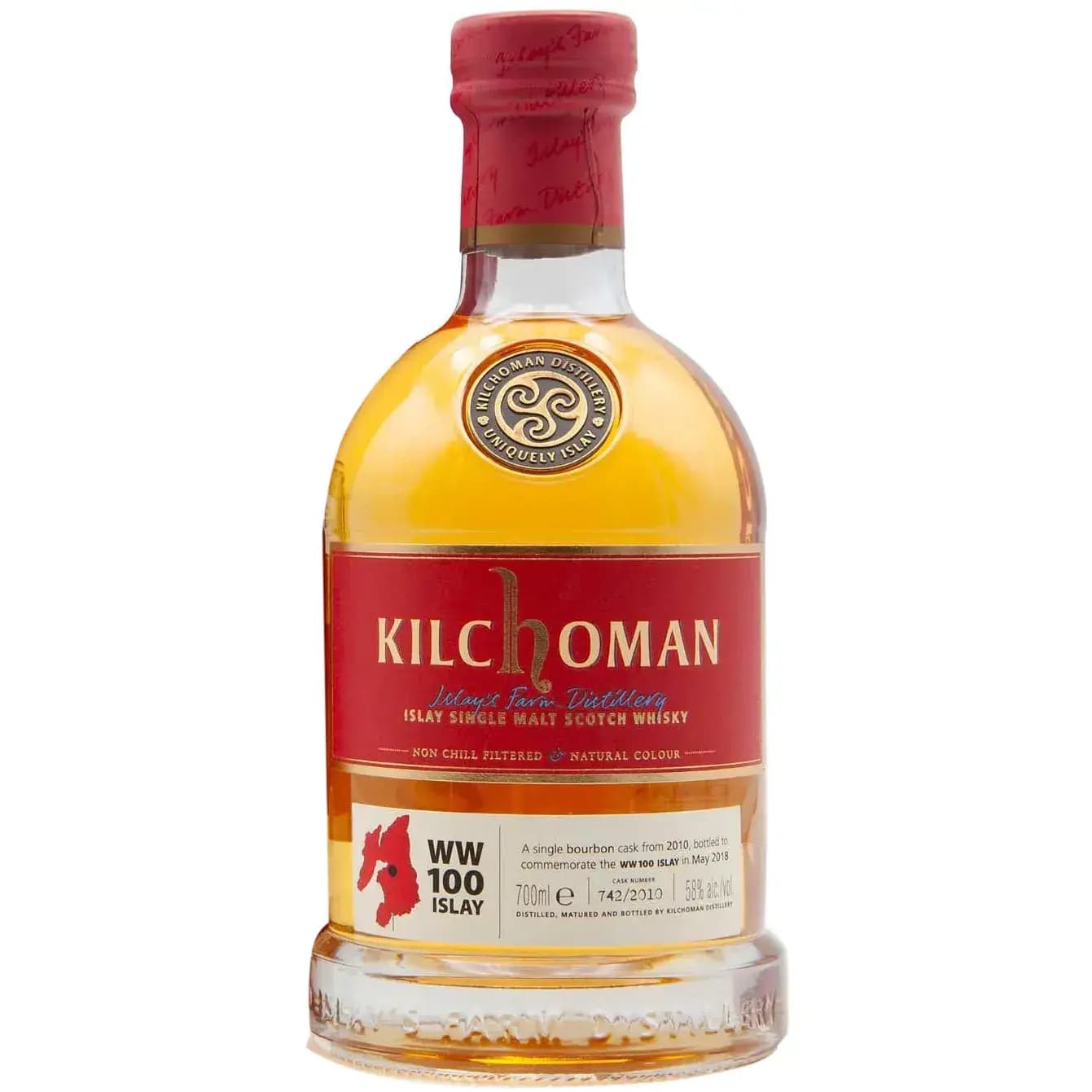 Kilchoman Ww100 Islay Single Cask Release Nr.742/2010