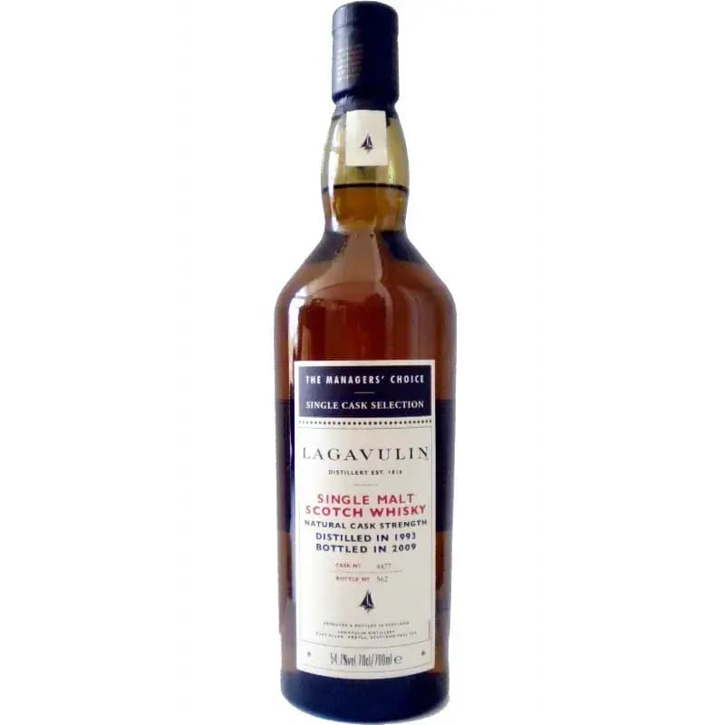 Lagavulin 15 Years Old 1993 The Managers Choice Cask Nr.4477