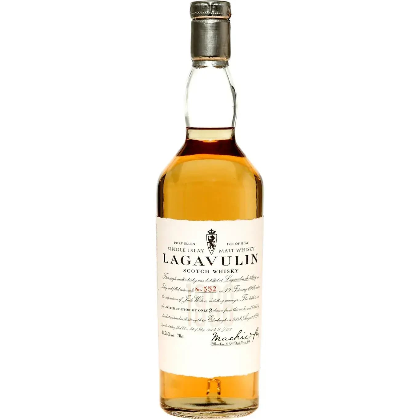 Lagavulin 1966 Single Islay Malt Whisky Cask Nr.552