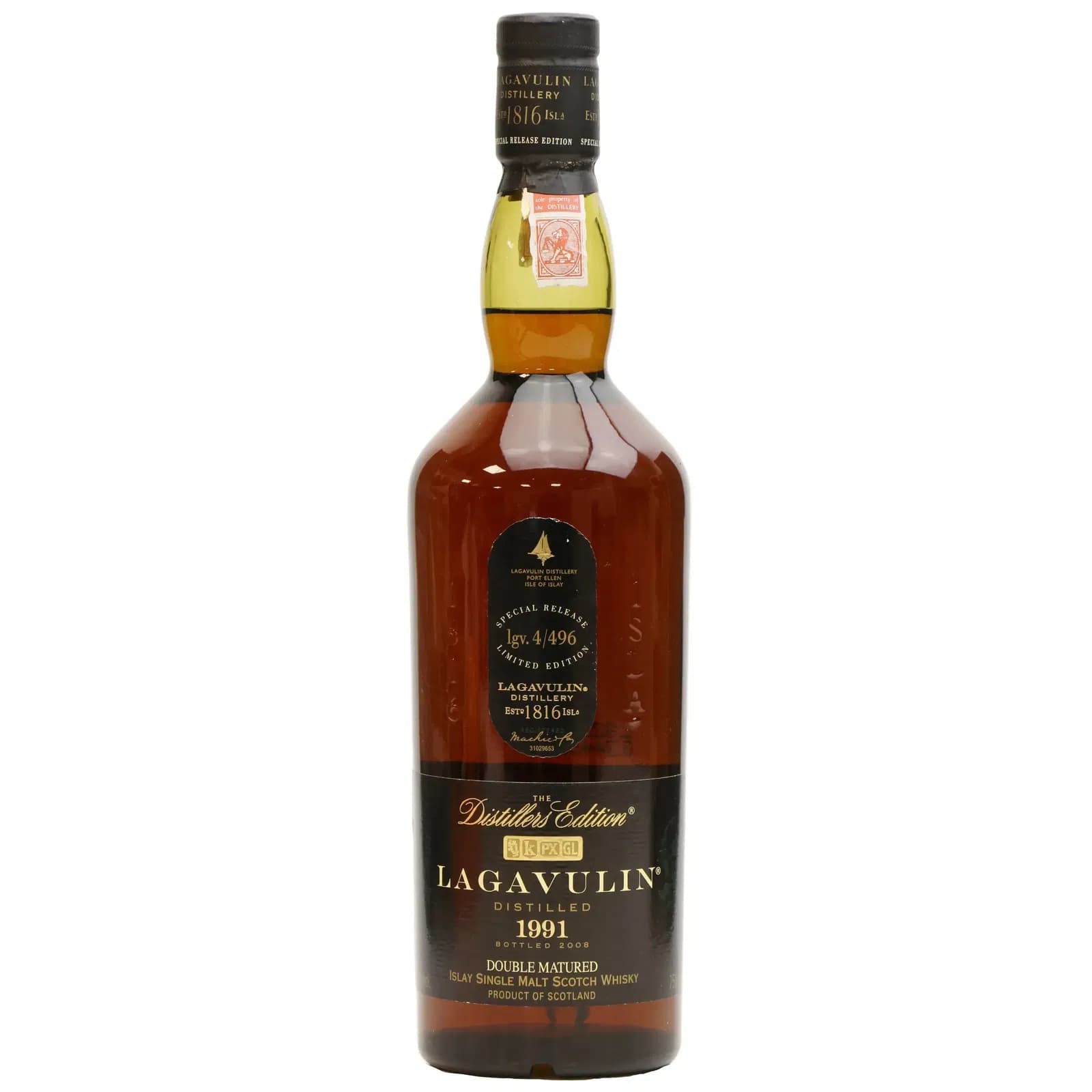 Lagavulin 1991 The Distillers Edition 1L Cask Nr.lgv.4/496
