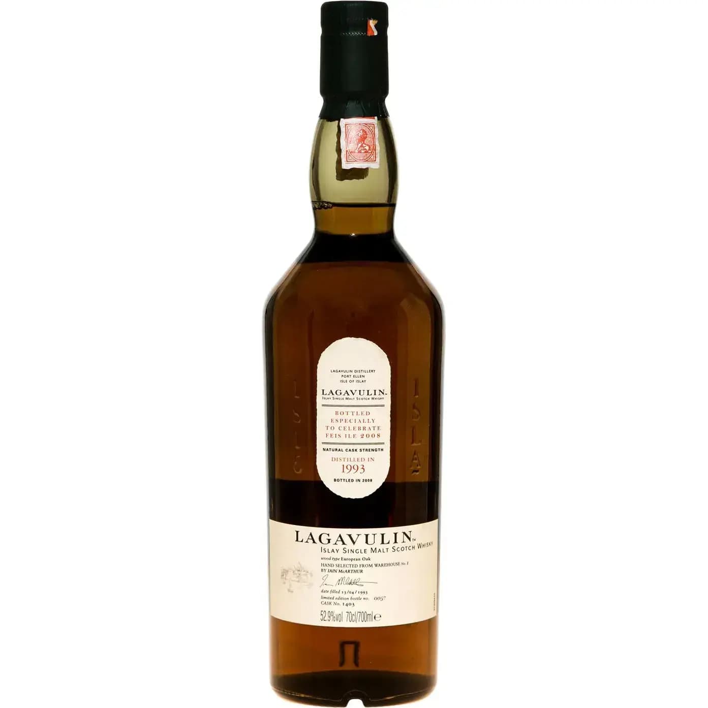 Lagavulin 1993 Feis Ile 2008 Cask Nr.1403