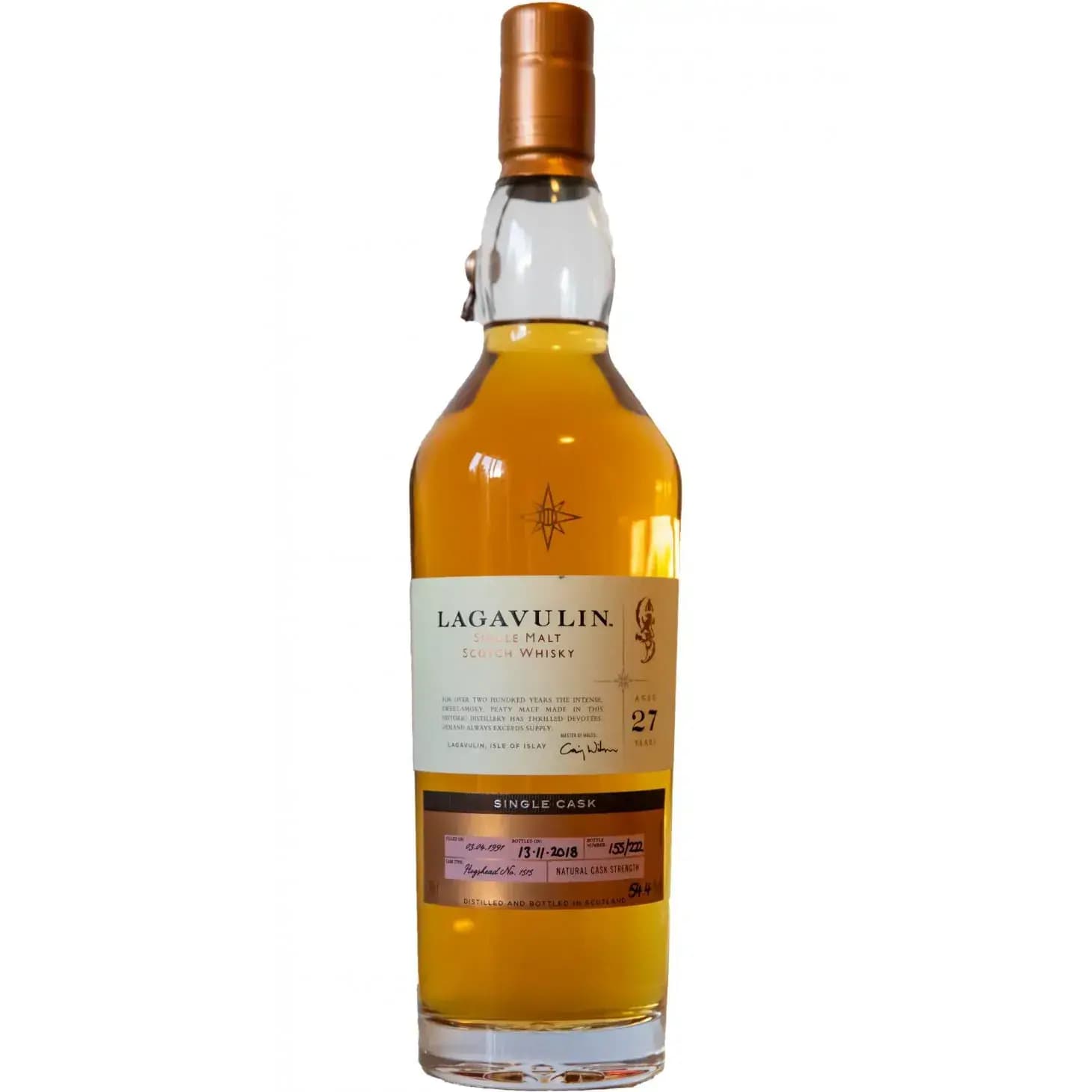 Lagavulin 27 Years Old 1991 Casks Of Distinction Nr.1515