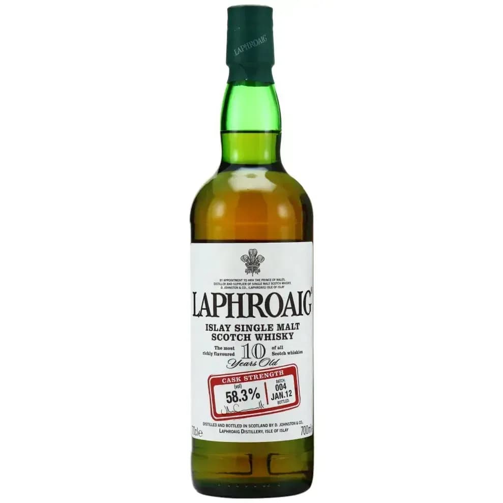 Laphroaig 10 Years Old Cask Strength Batch #004