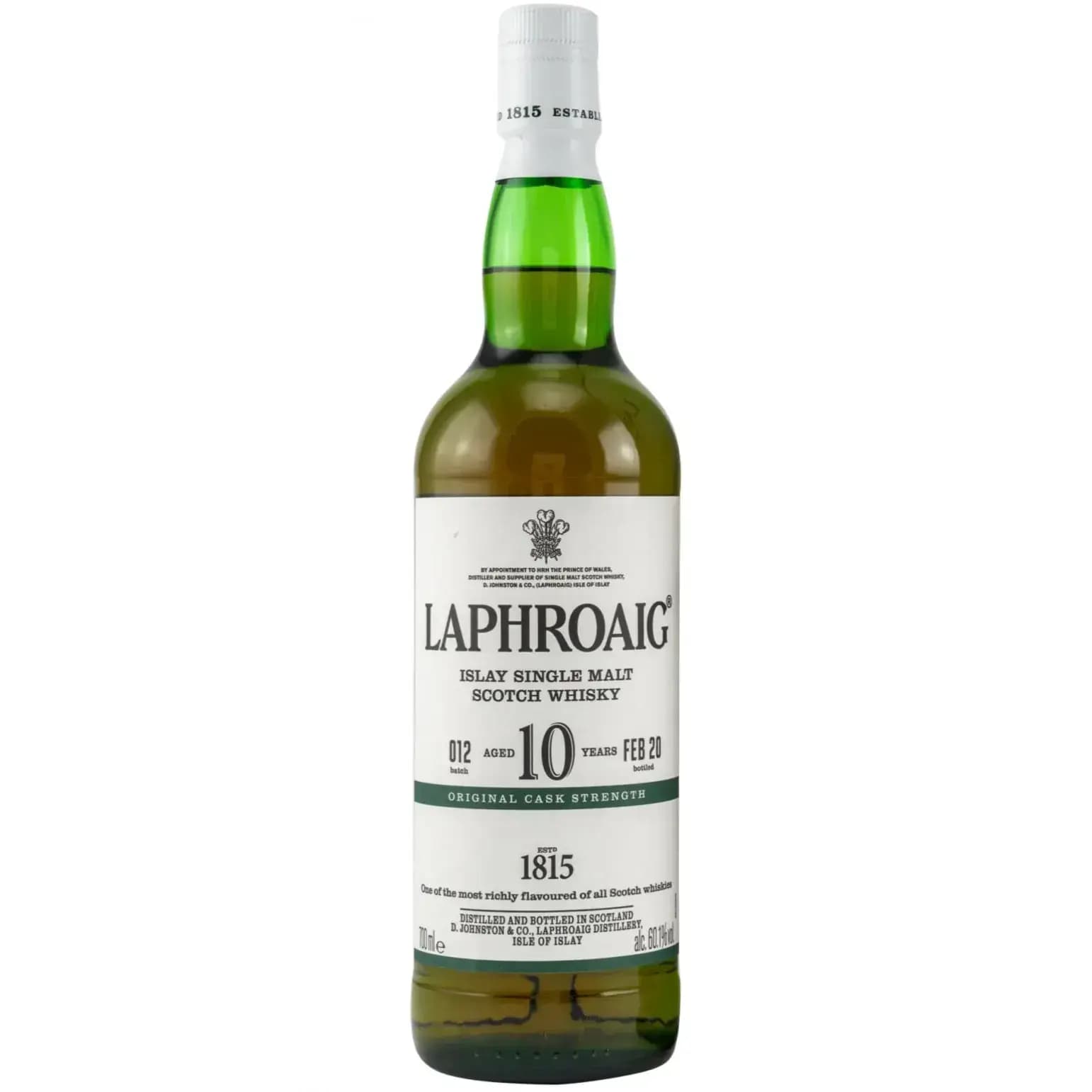 Laphroaig 10 Years Old Cask Strength Batch #012
