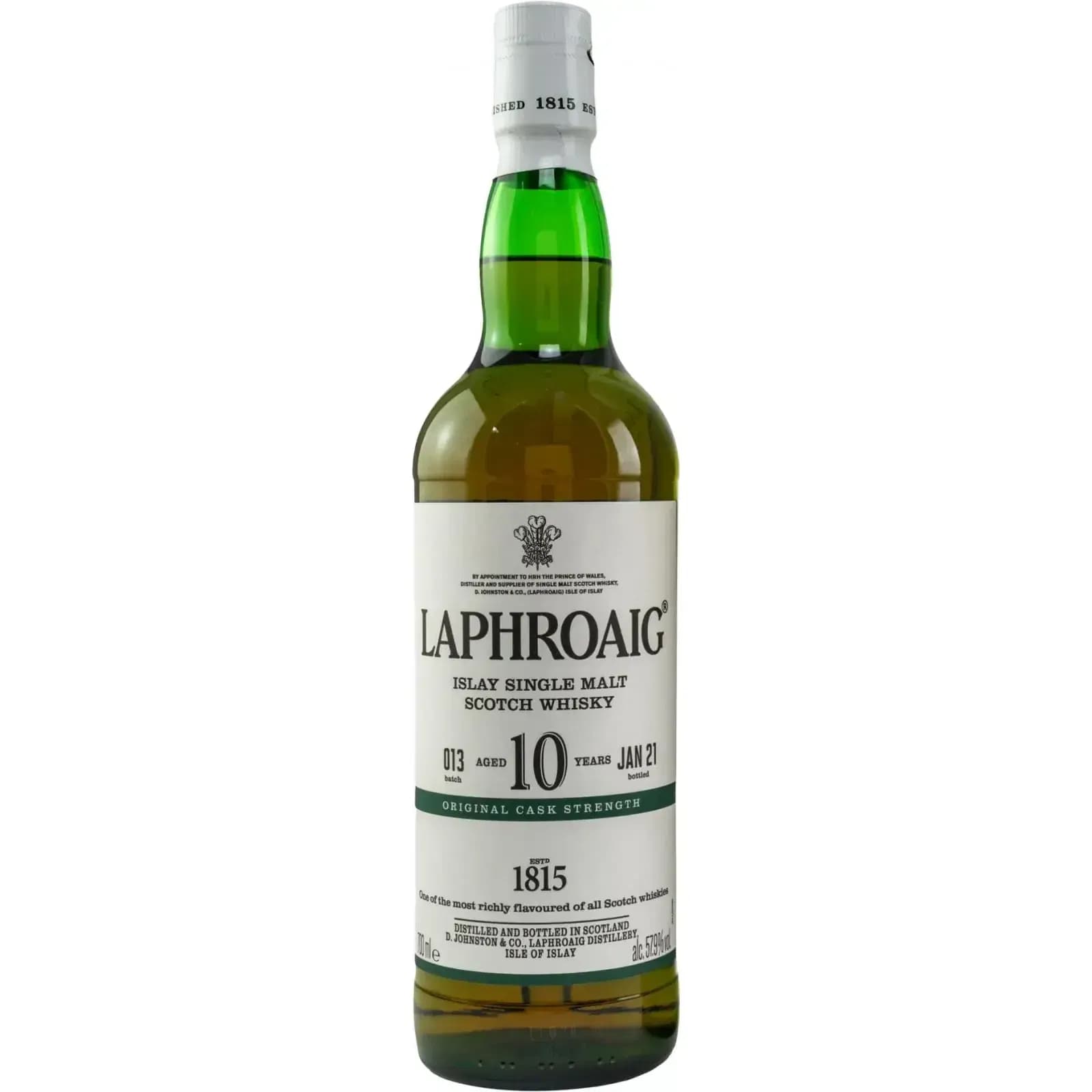 Laphroaig 10 Years Old Cask Strength Batch #013