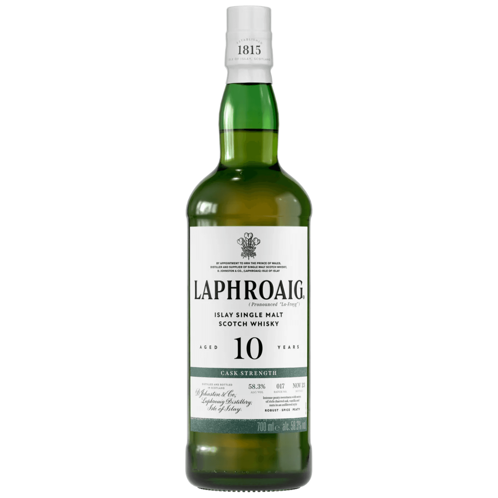 Laphroaig 10 Years Old Cask Strength Batch #017